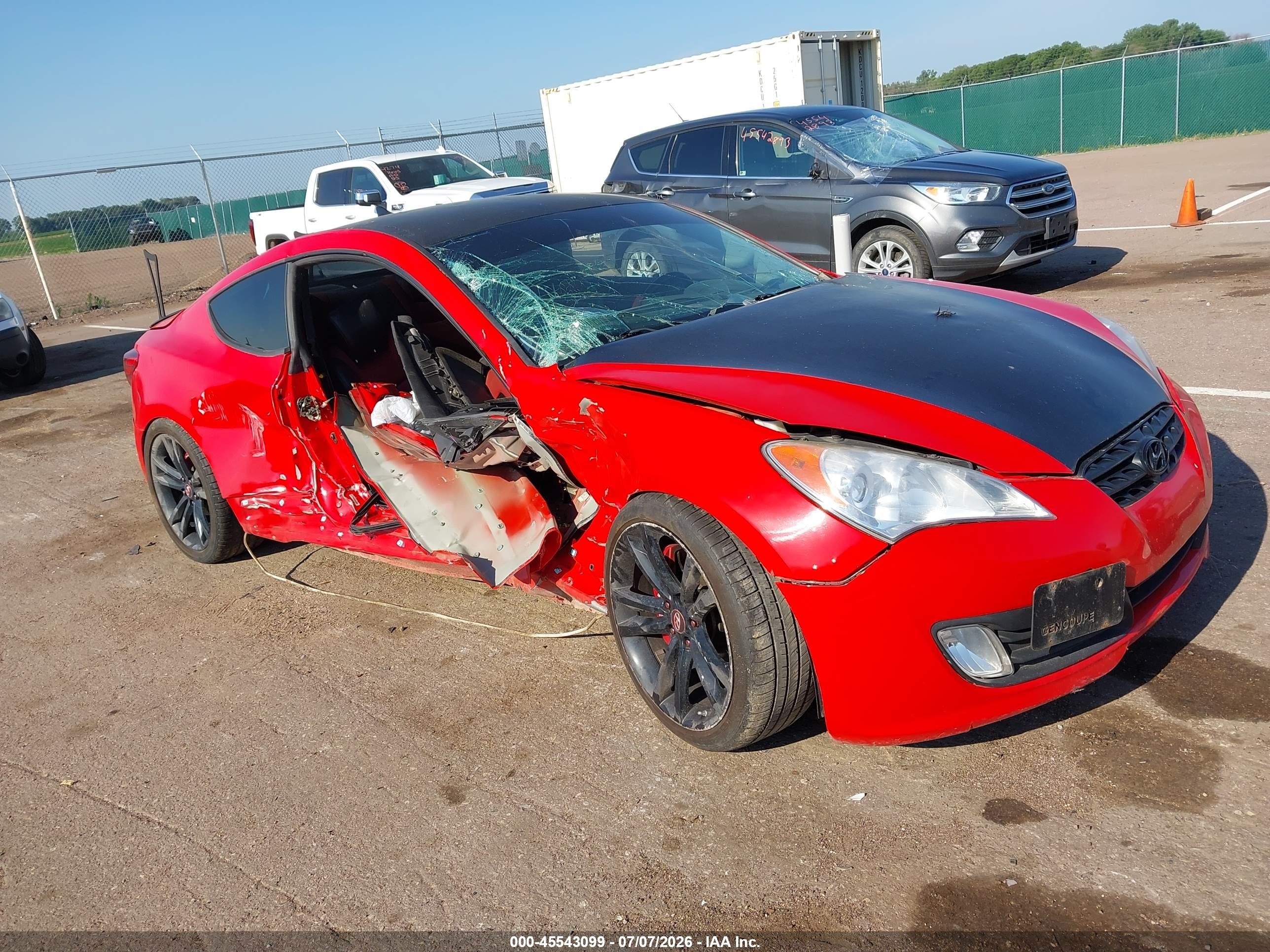 2012 Hyundai Genesis Coupe 2.0T, VIN KMHHT6KD7CU076112 — All over