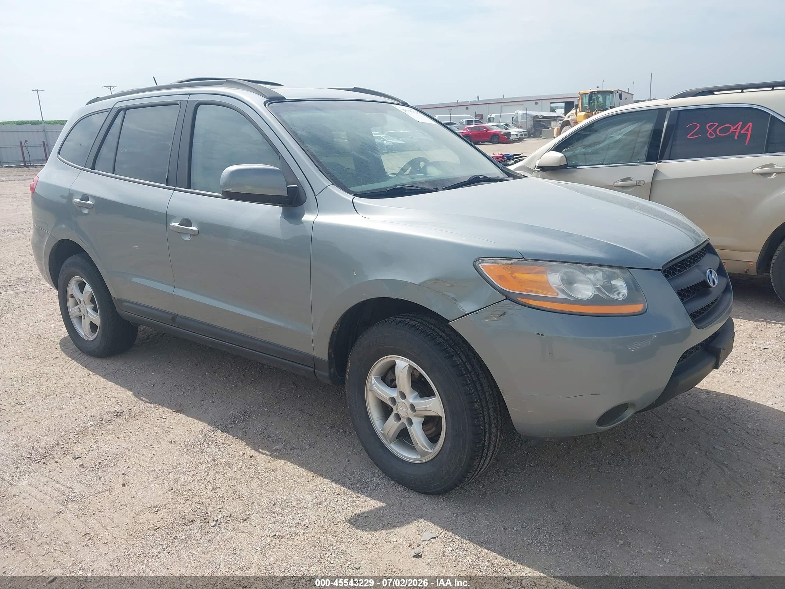 2008 Hyundai Santa Fe GLS, VIN 5NMSG73D08H206829 — Обычный износ