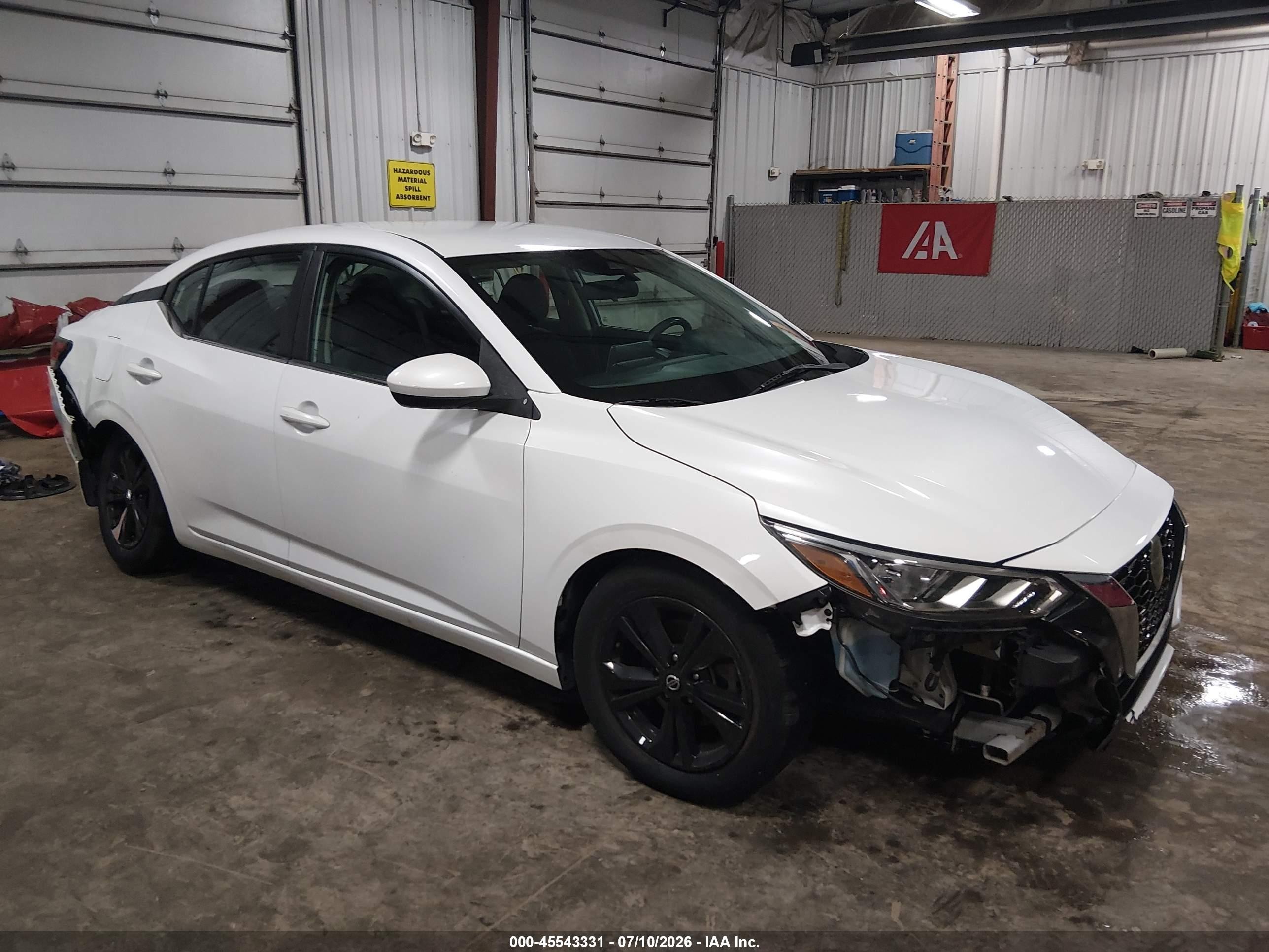 2021 Nissan Sentra SV, VIN 3N1AB8CV6MY240222 — Rear end