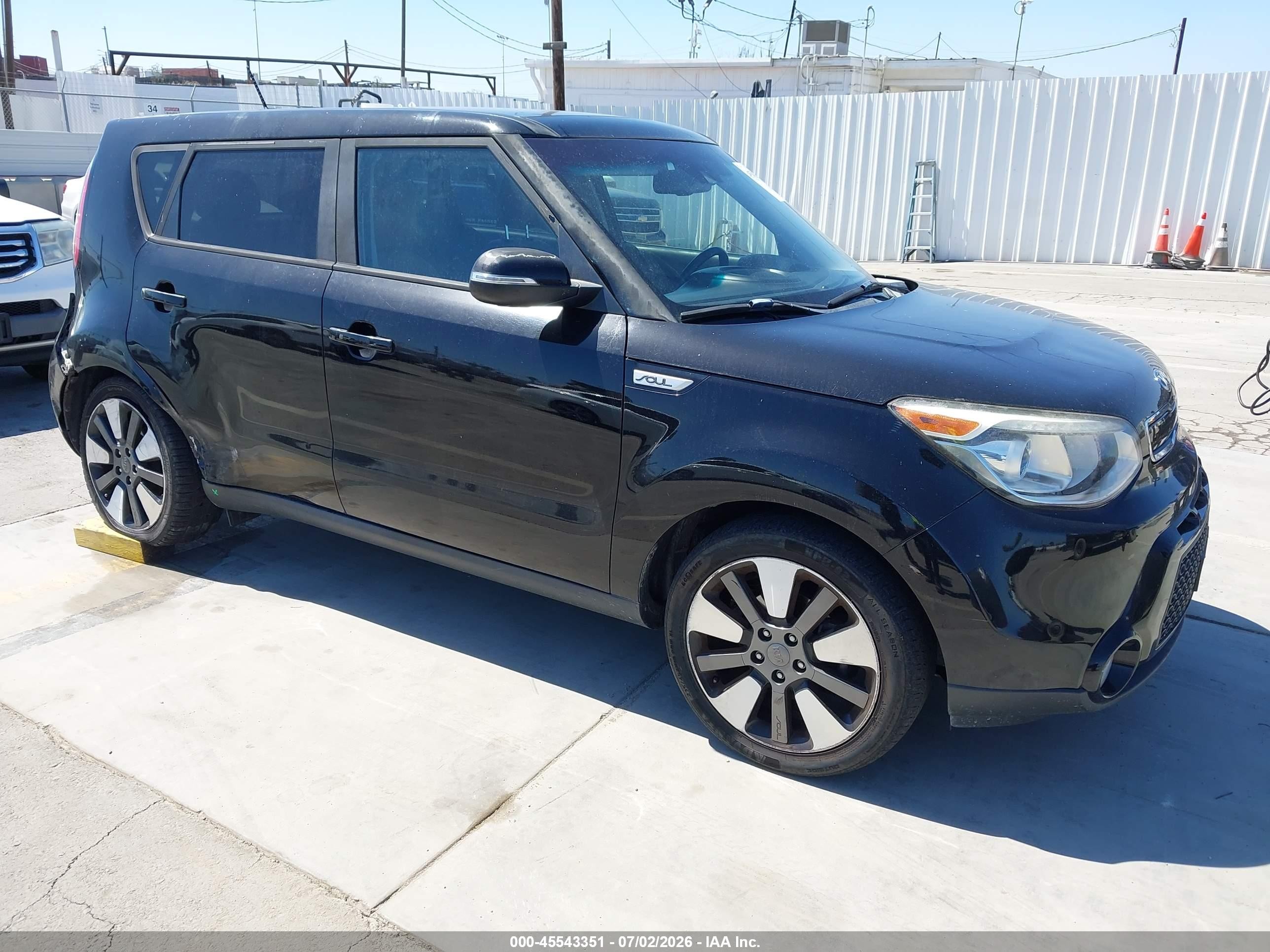2016 Kia Soul +, VIN KNDJX3A51G7347513 — Rear end