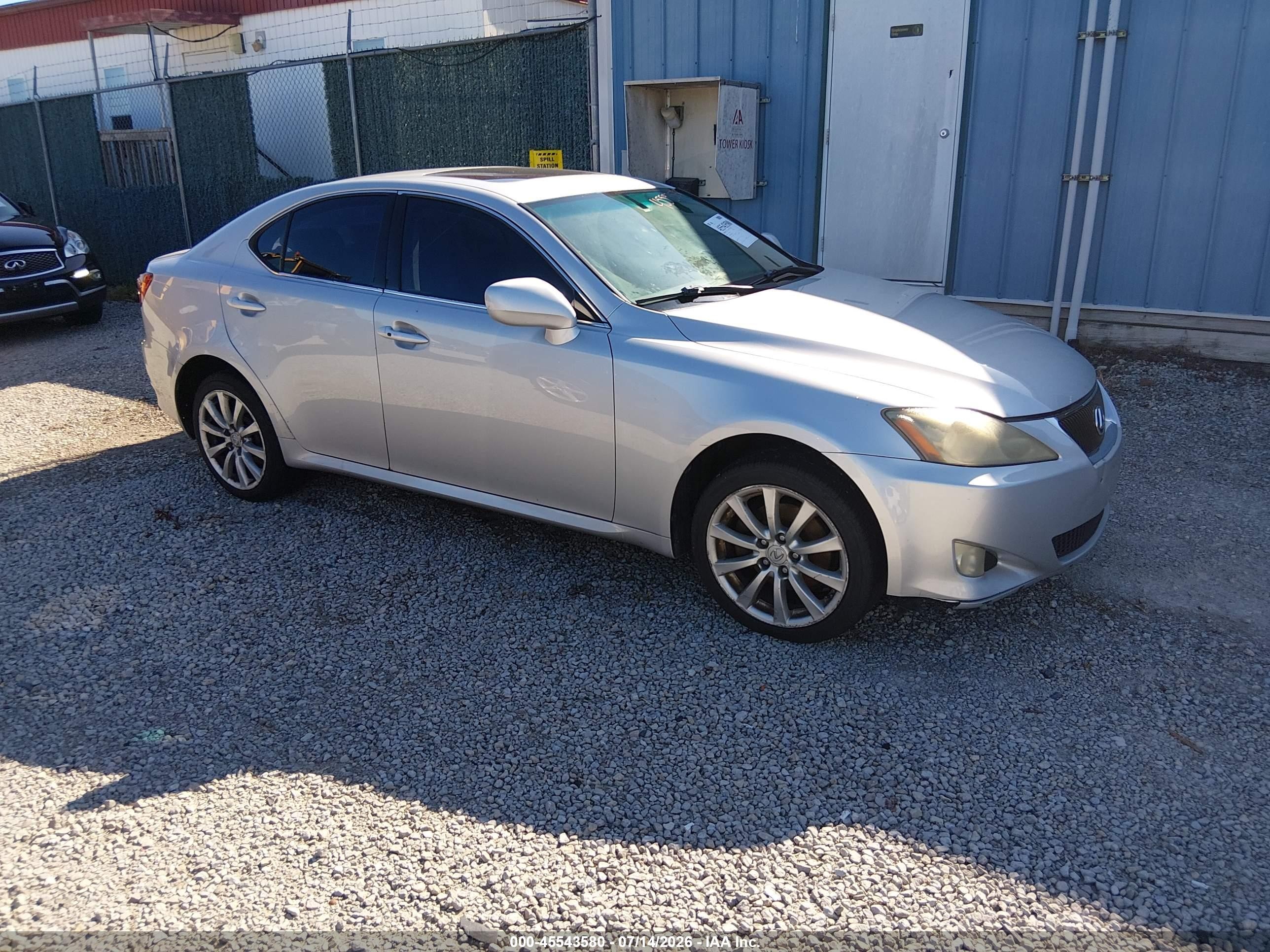 2006 Lexus IS 250, VIN JTHCK262162008437 — Normal wear