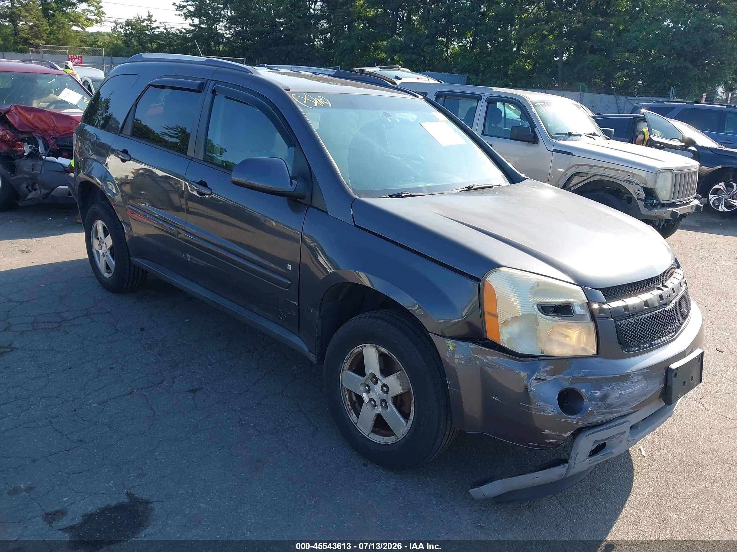 2008 Chevrolet Equinox LT, VIN 2CNDL43F886071574 — Front end