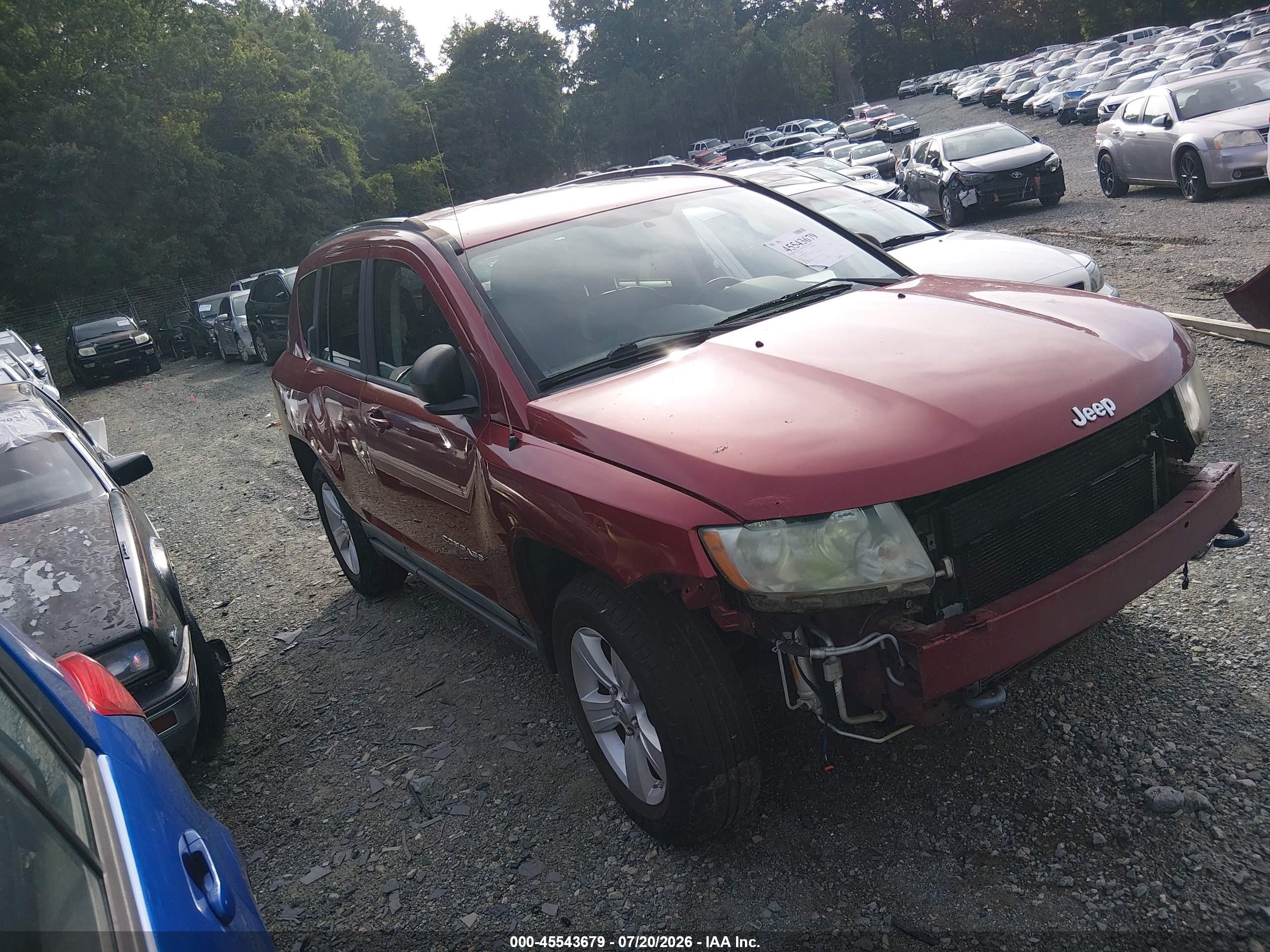 2011 Jeep Compass Limited, VIN 1J4NF5FB0BD163652 — Normal wear