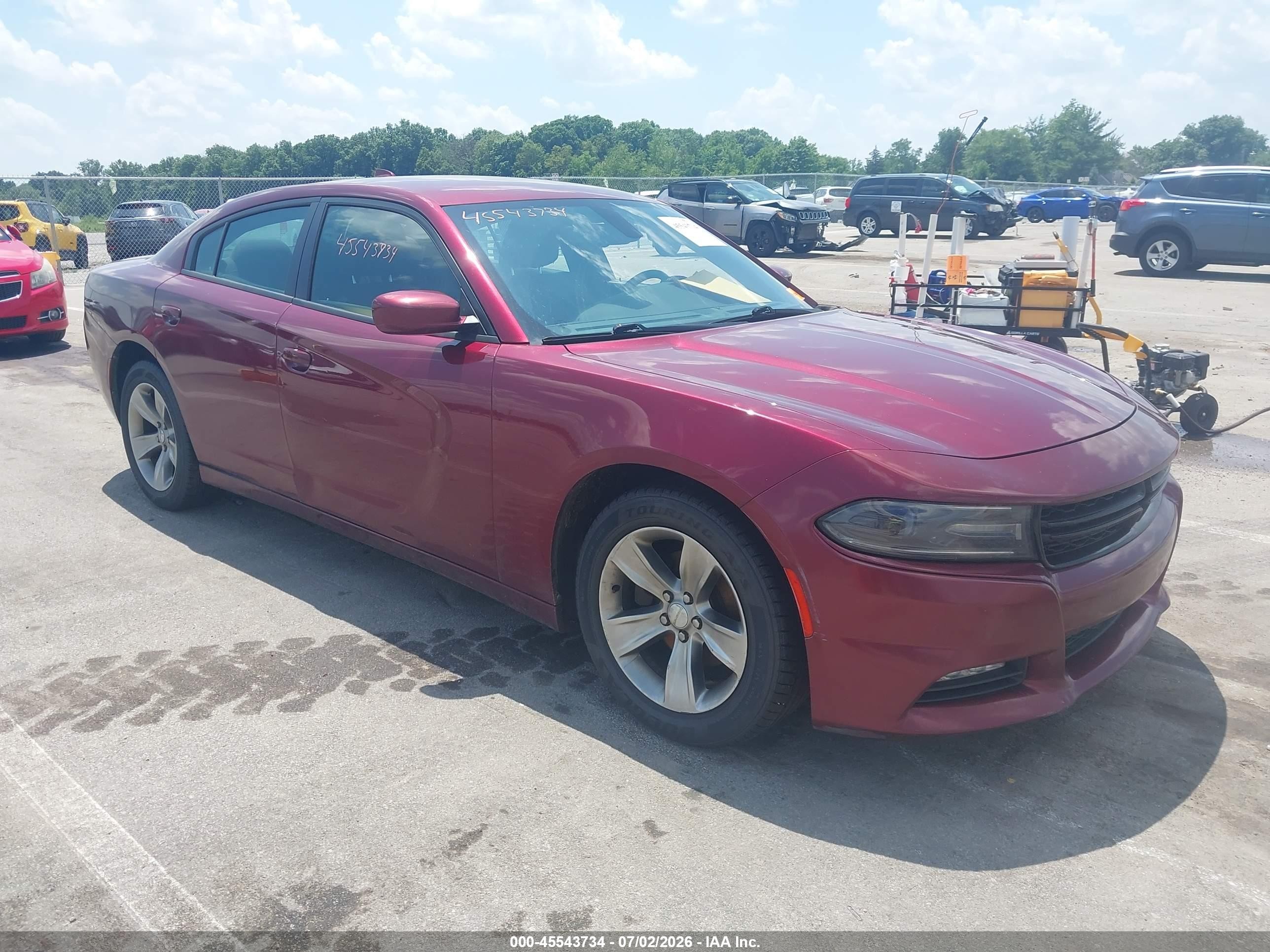 2018 Dodge Charger SXT Plus, VIN 2C3CDXHG4JH124821 — Rollover