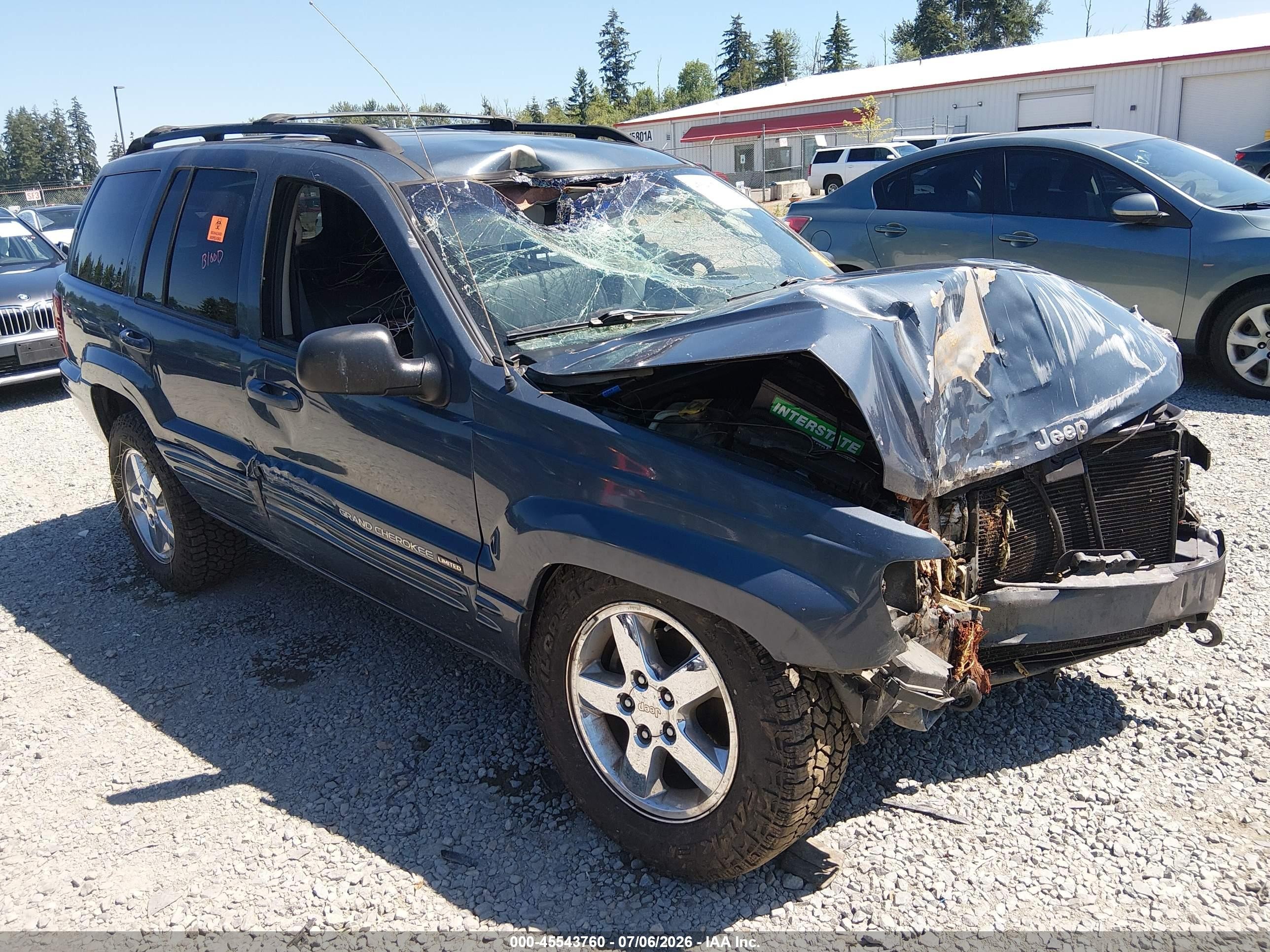 2004 Jeep Grand Cherokee Limited, VIN 1J8GW58N24C208887 — Перед