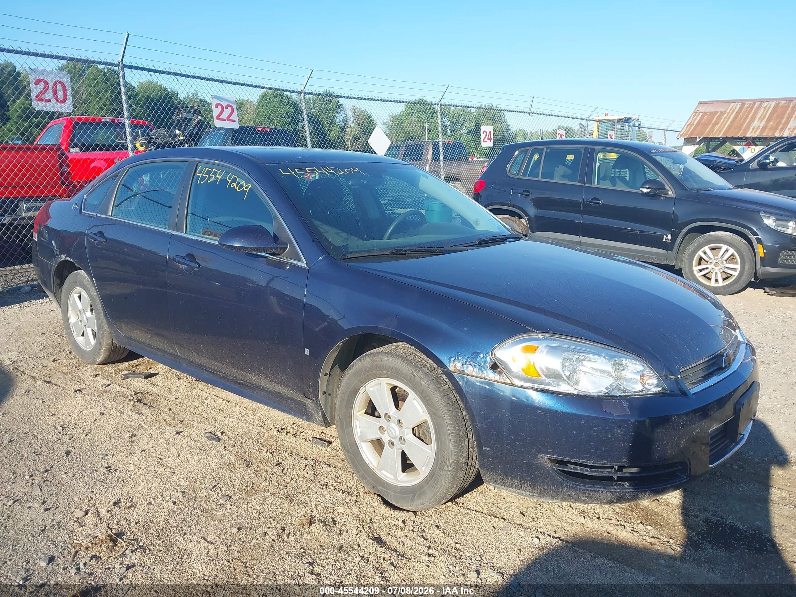 2009 Chevrolet Impala LT, VIN 2G1WT57N691190896 — Normal wear