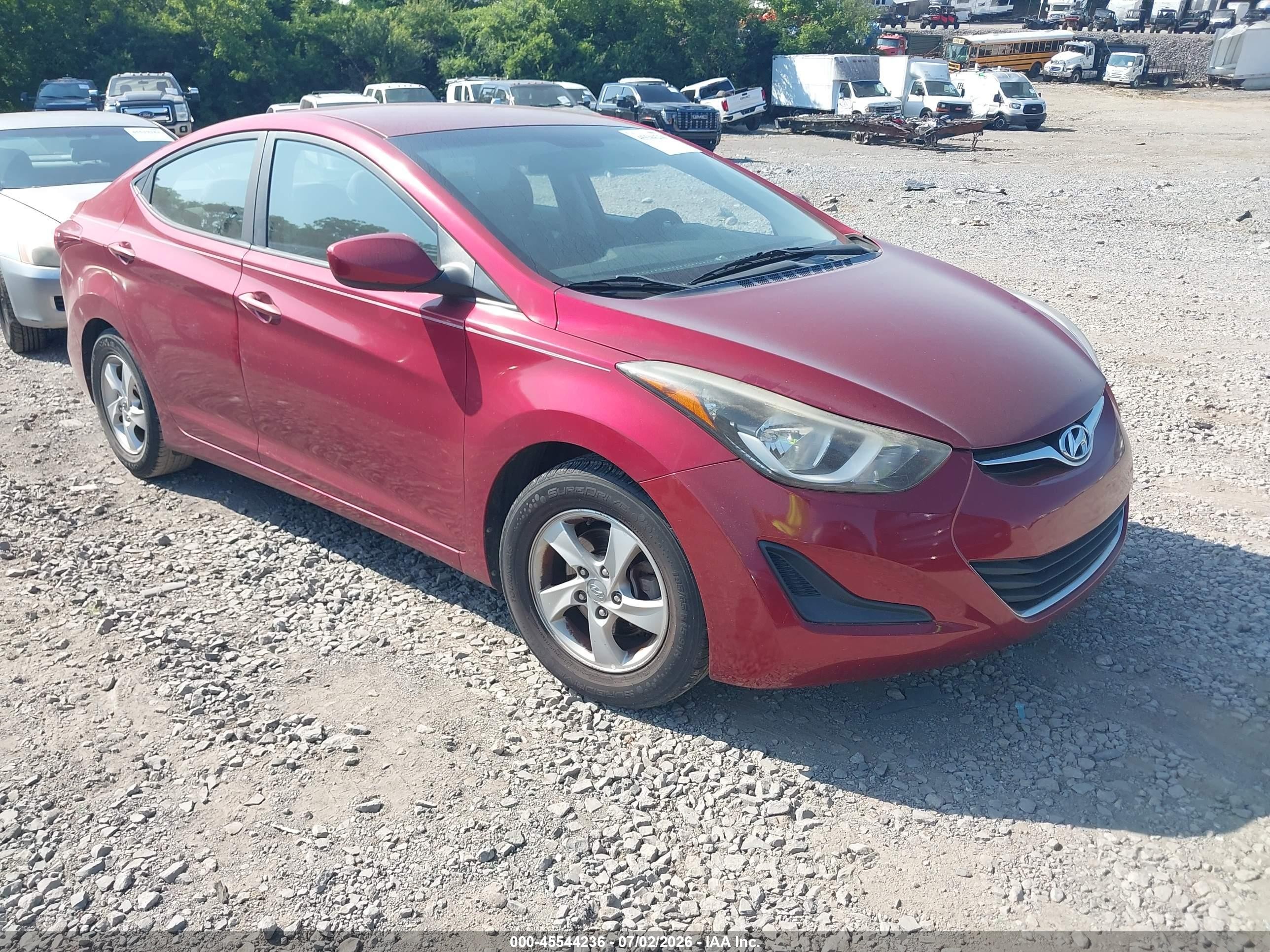 2015 Hyundai Elantra SE, VIN 5NPDH4AE4FH585978 — Normal wear
