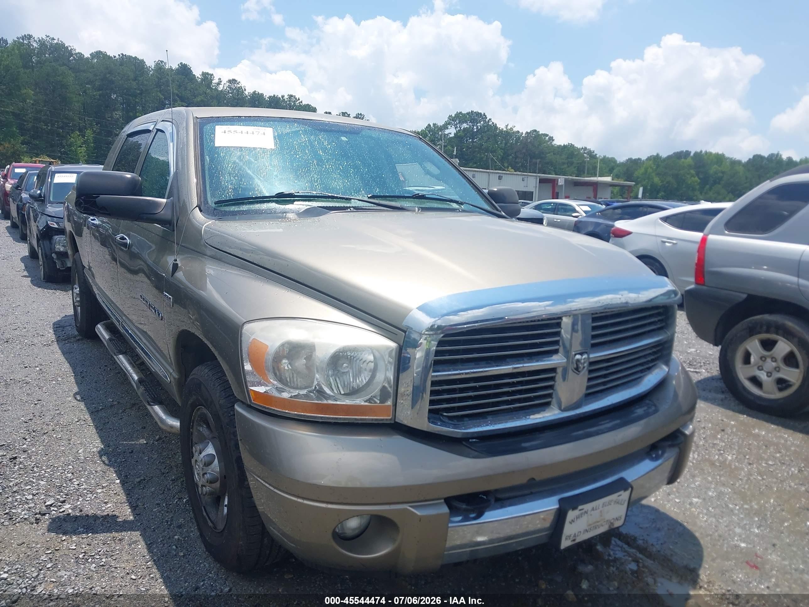 2006 Dodge RAM, VIN 3D3KR19DX6G153829 — Rear end