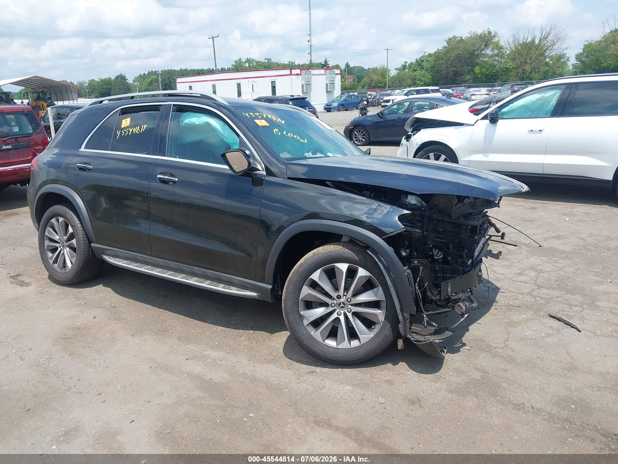 2022 Mercedes-Benz GLE 350, VIN 4JGFB4KE2NA678802 — Biohazard / chemical