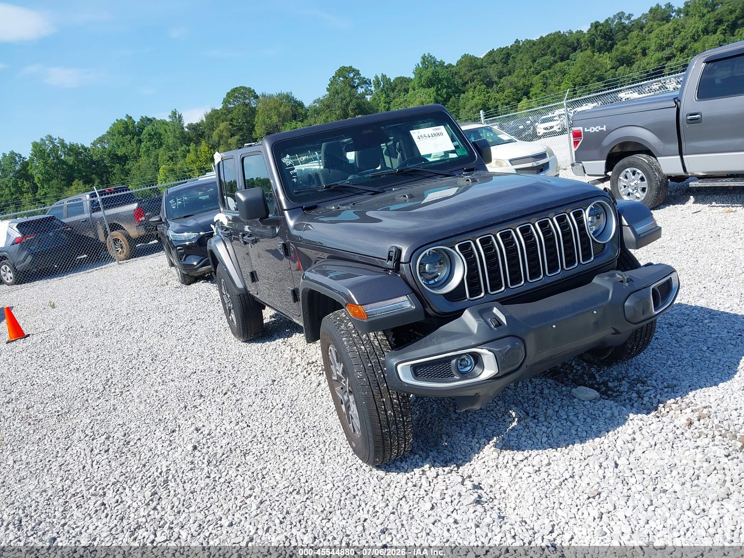 2025 Jeep Wrangler Sahara, VIN 1C4PJXEN3SW574018 — Rear end