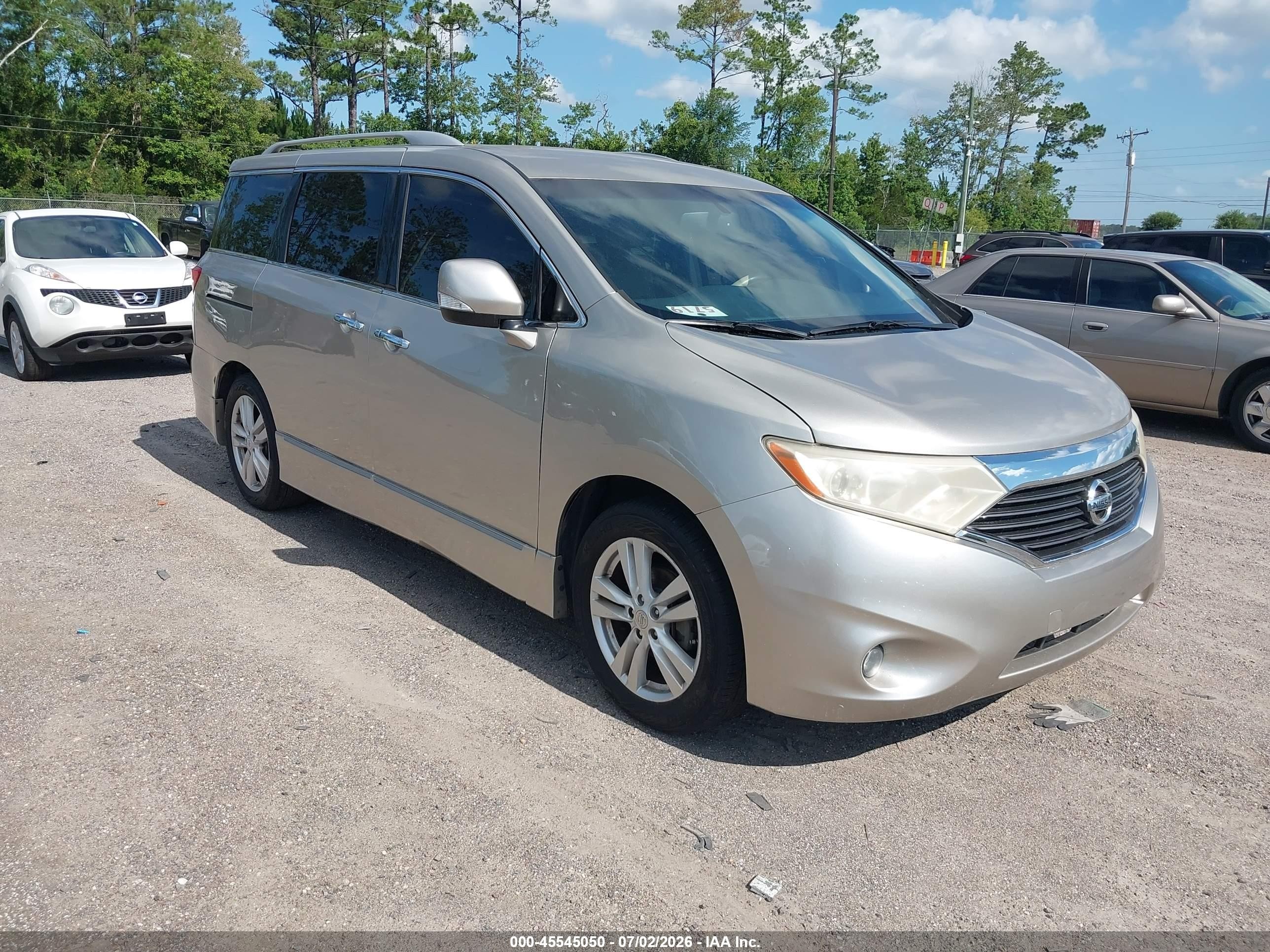 2013 Nissan Quest SV, VIN JN8AE2KP1D9062220 — Normal wear
