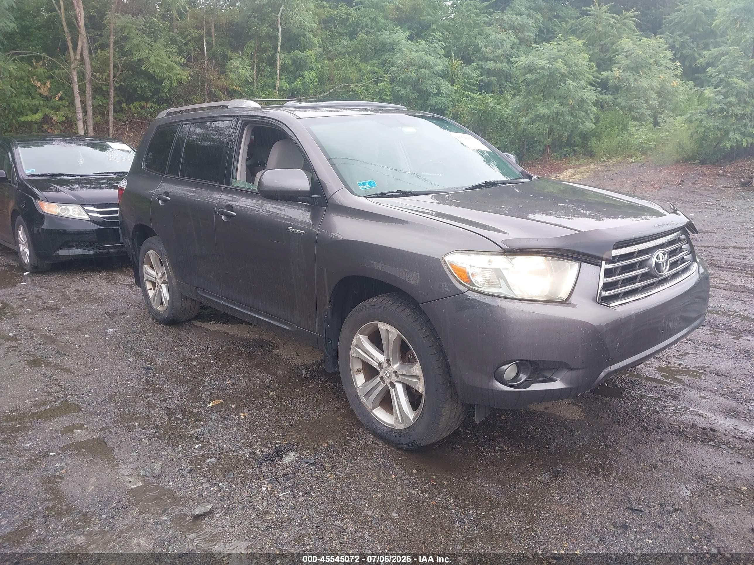 2009 Toyota Highlander Sport, VIN JTEES43A392123798 — Normal wear