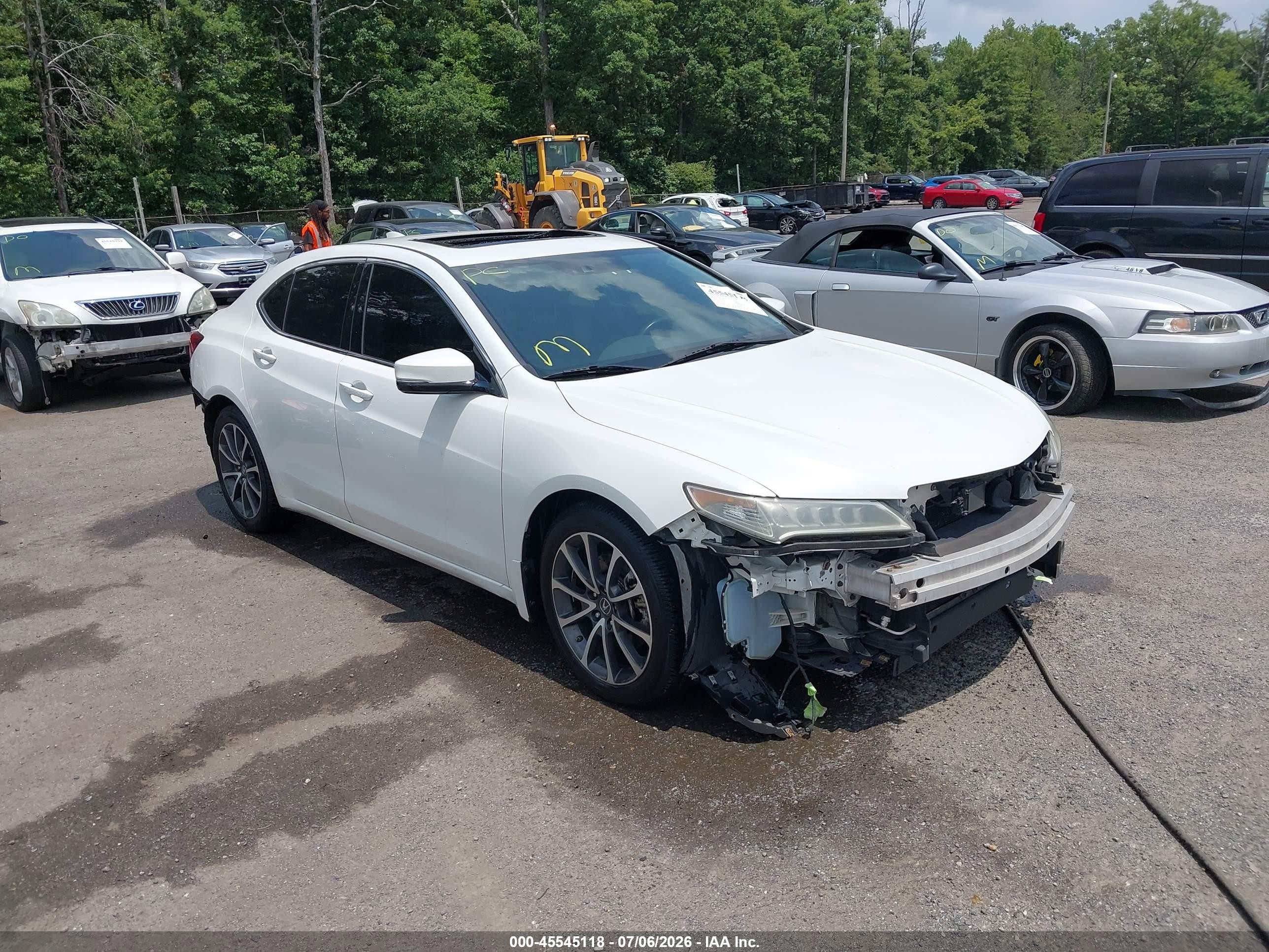 2015 Acura TLX Advance, VIN 19UUB2F79FA016228 — Theft recovery