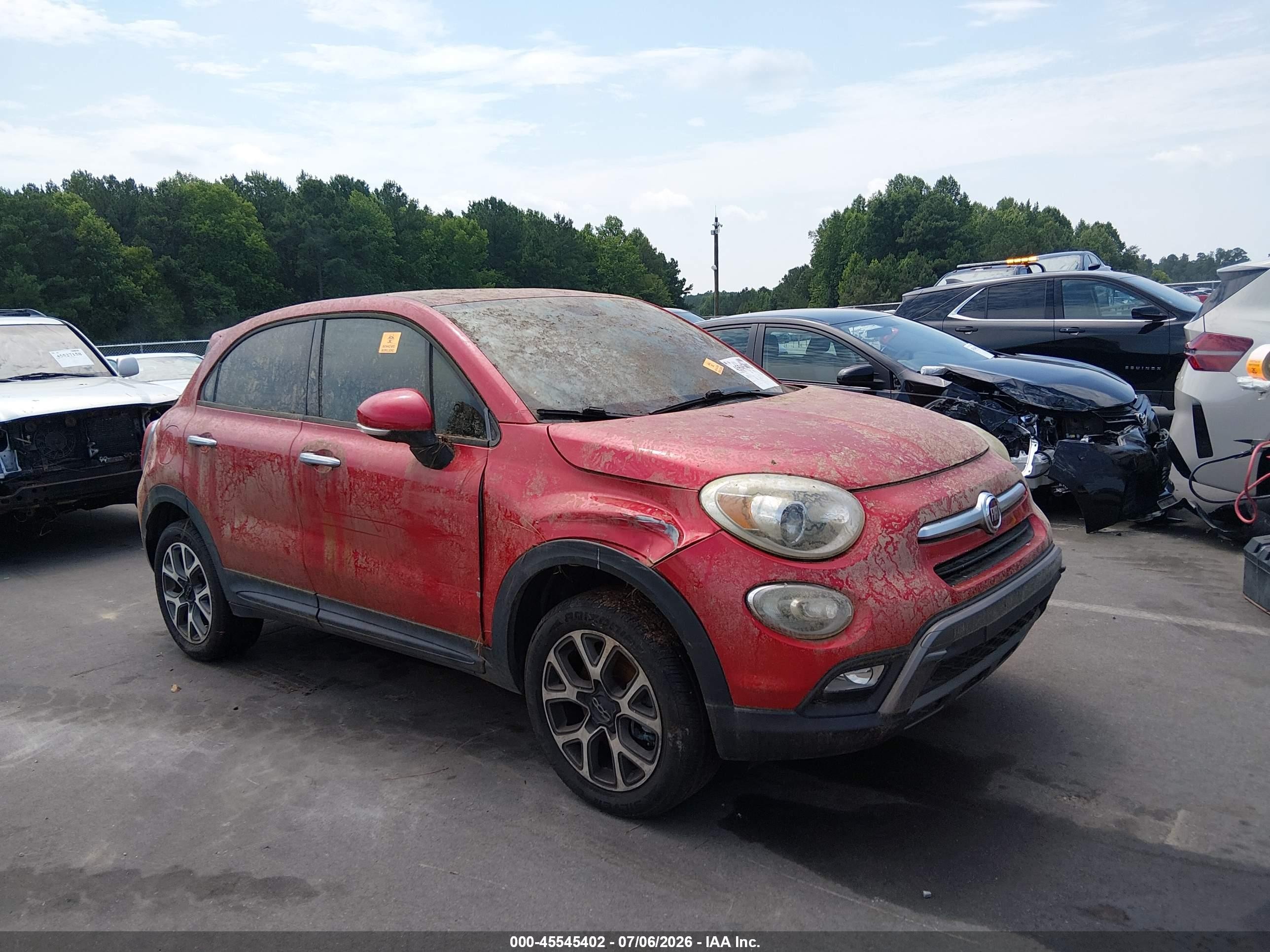 2016 FIAT 500X Trekking, VIN ZFBCFYCT0GP368716 — Normal wear