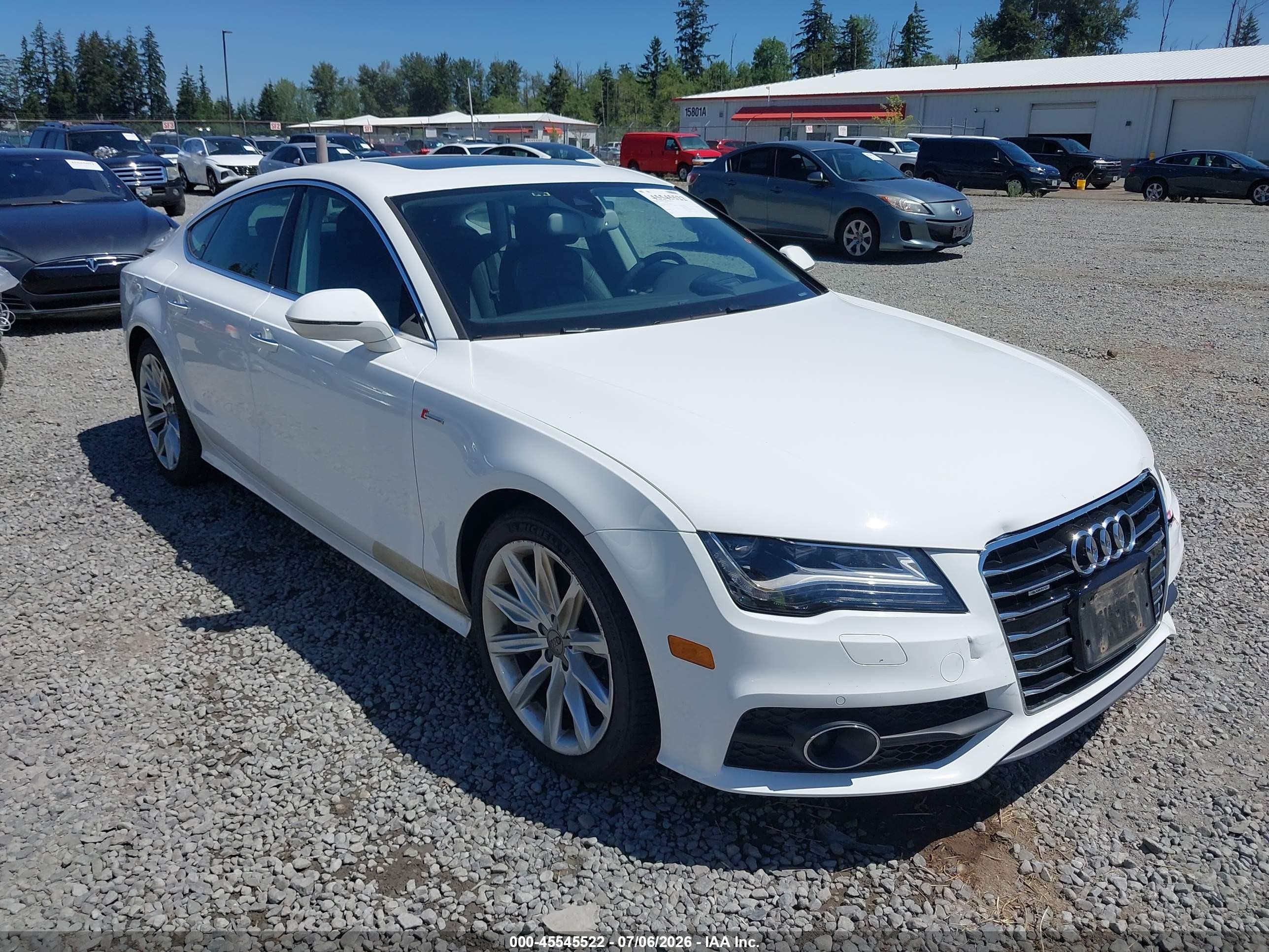 2012 Audi A7 Prestige, VIN WAUSGAFC5CN018655 — Front end