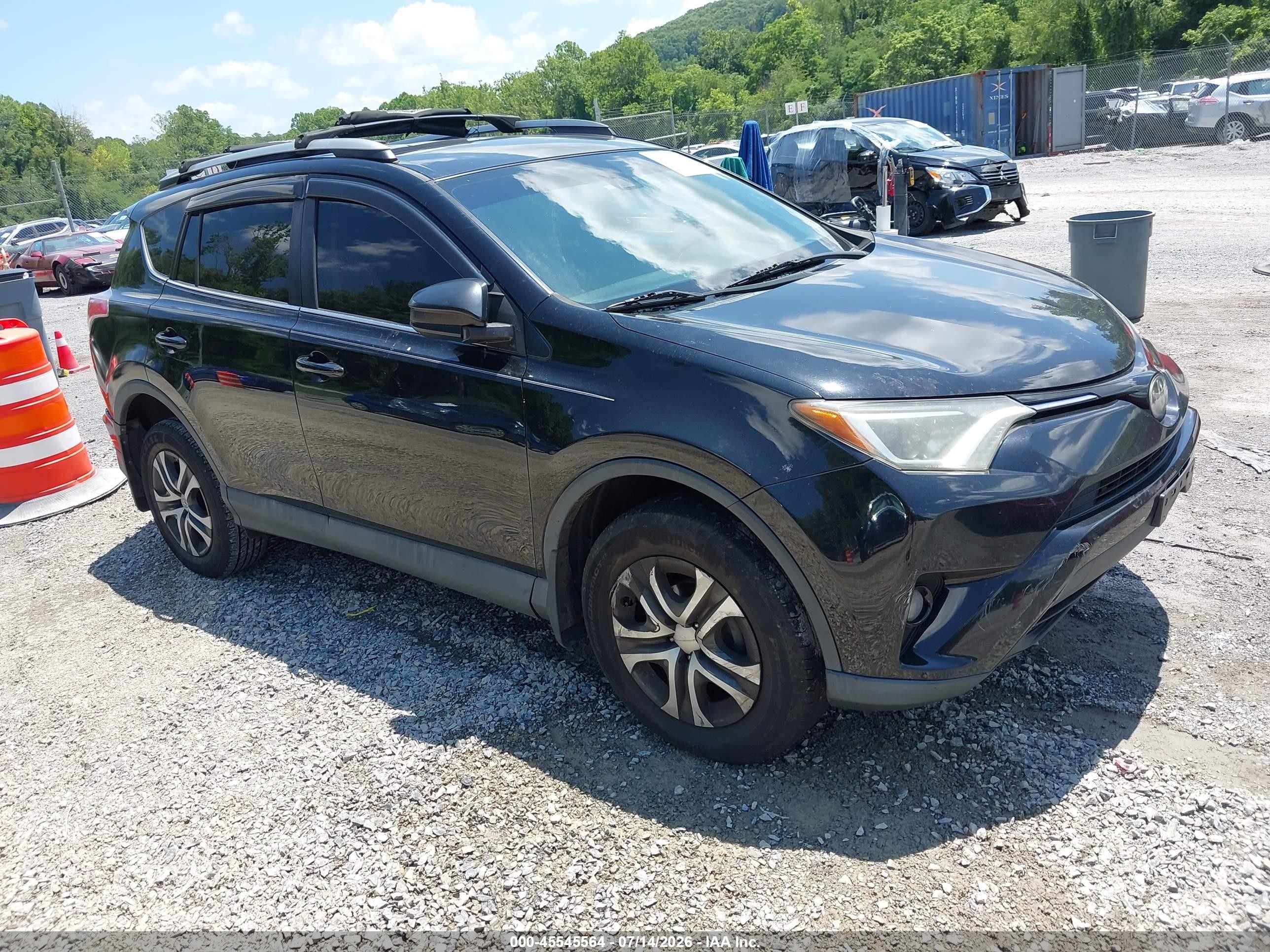 2017 Toyota RAV4 LE, VIN 2T3BFREV2HW560609 — Rear end