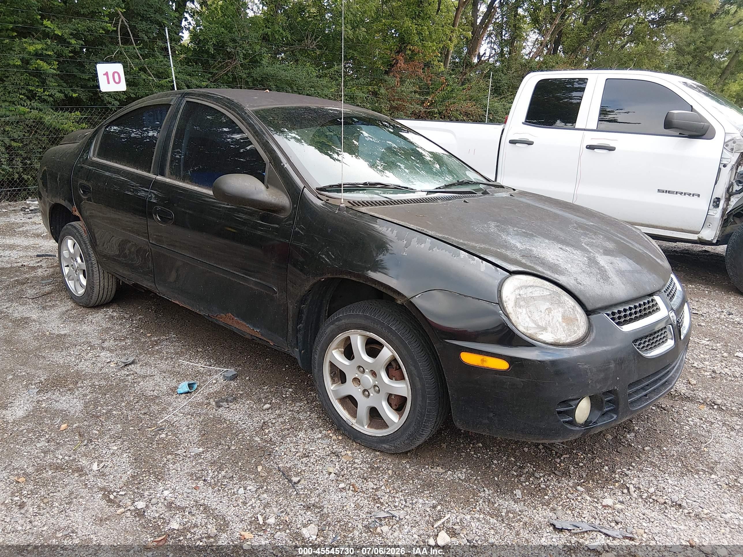 2004 Dodge Neon SXT, VIN 1B3ES56C74D629205 — Not stated