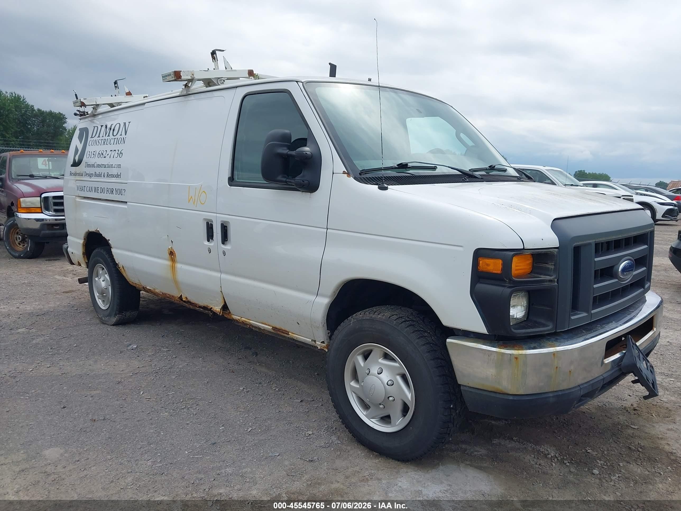2013 Ford Econoline Cargo Commercial, VIN 1FTNE2EW6DDA94755 — Normal wear