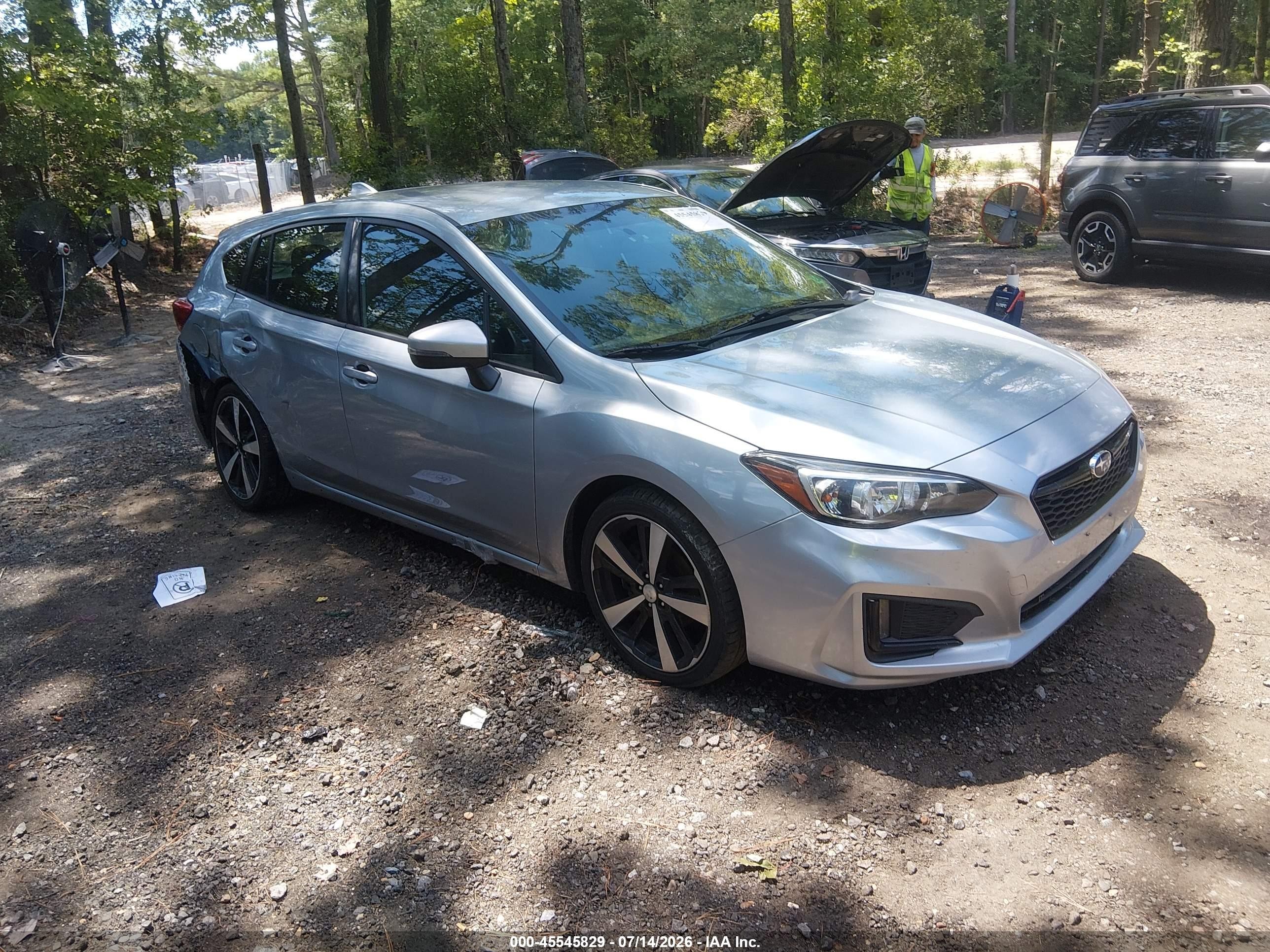 2017 Subaru Impreza Special Sports, VIN 4S3GTAK62H1714828 — Rear end