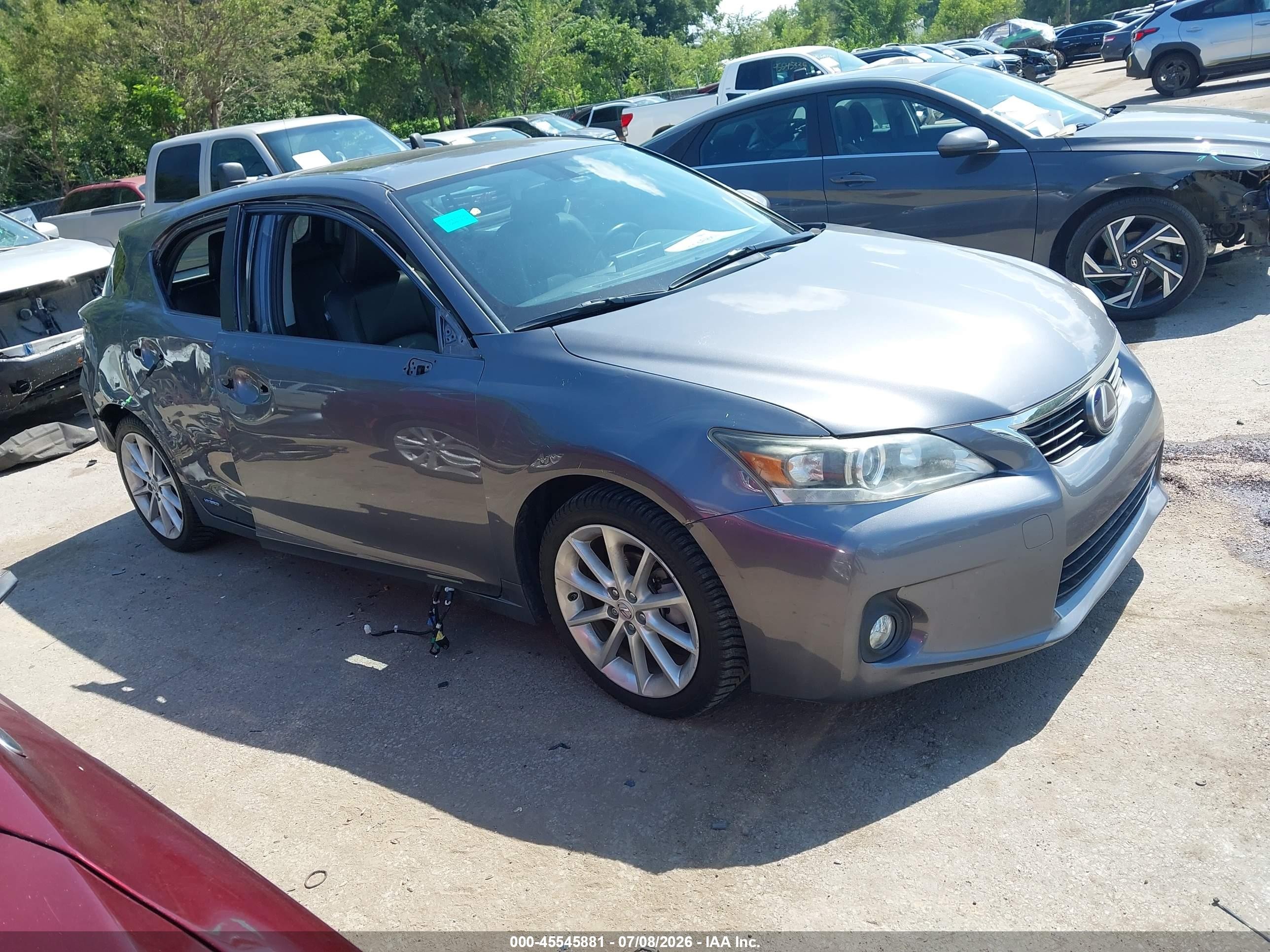 2012 Lexus CT 200h Premium, VIN JTHKD5BH6C2087729 — All over