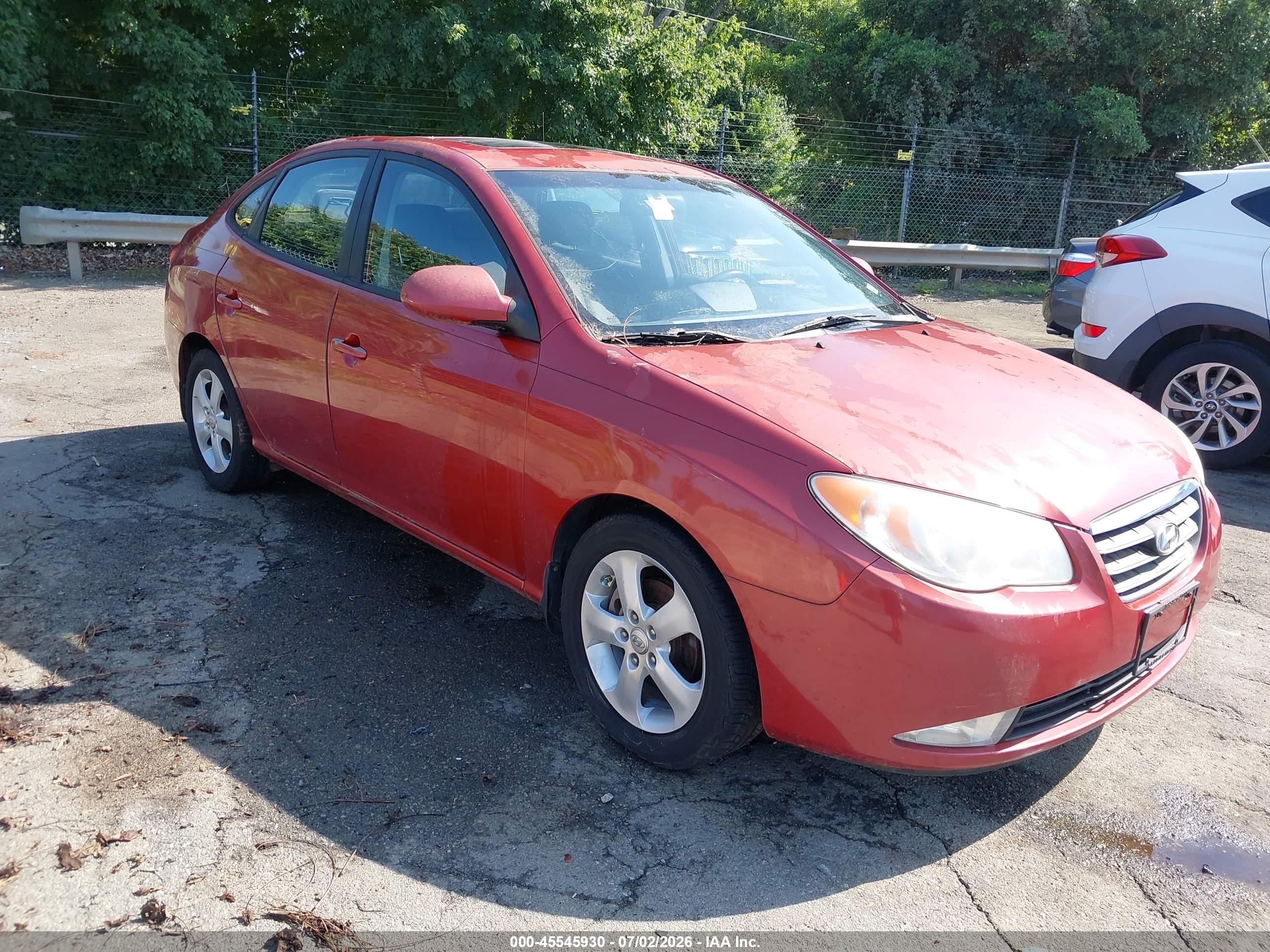 2008 Hyundai Elantra GLS, VIN KMHDU46D38U499299 — Normal wear