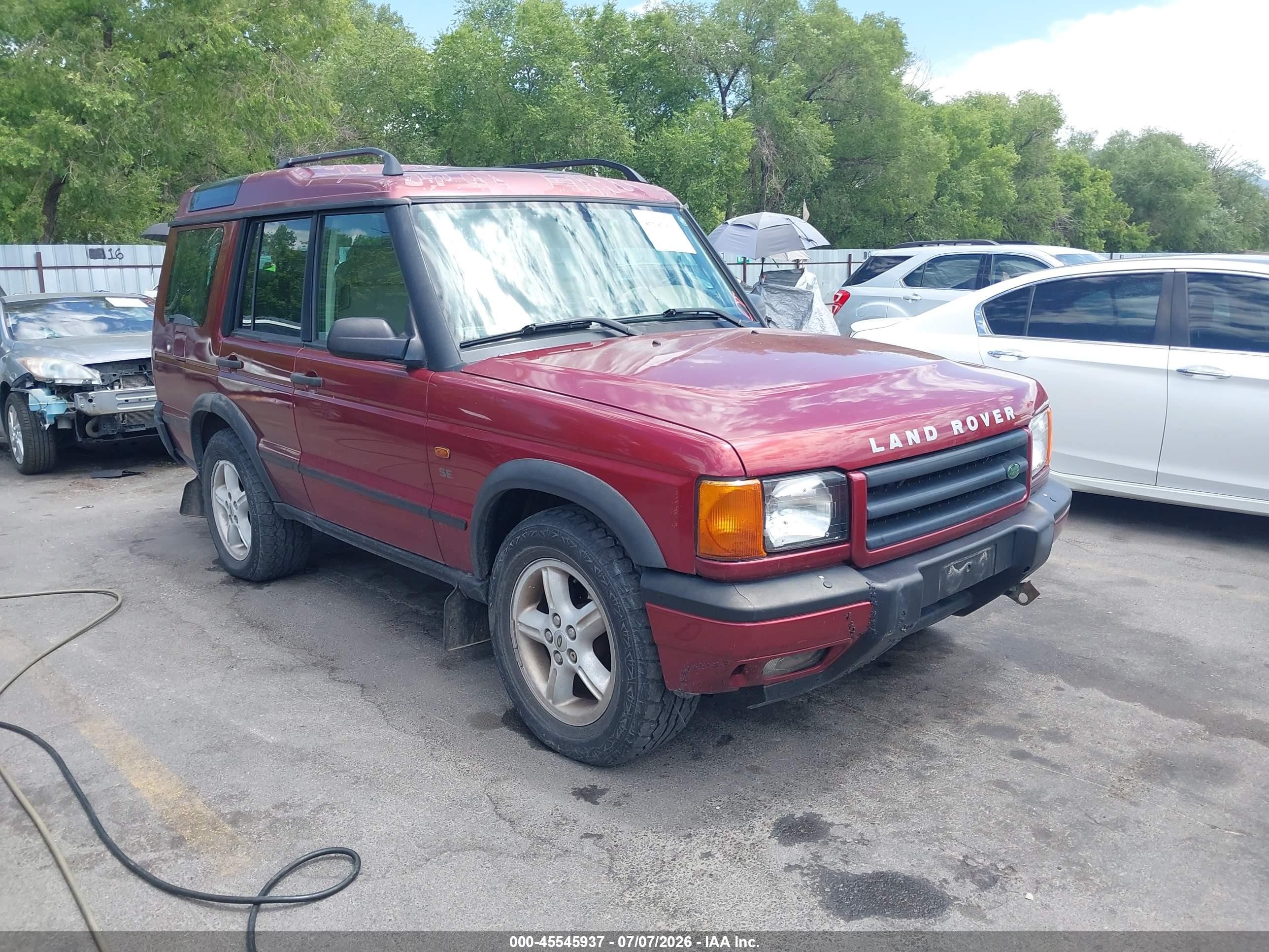 2001 Land Rover Discovery Cloth, VIN SALTY12441A292249 — Side