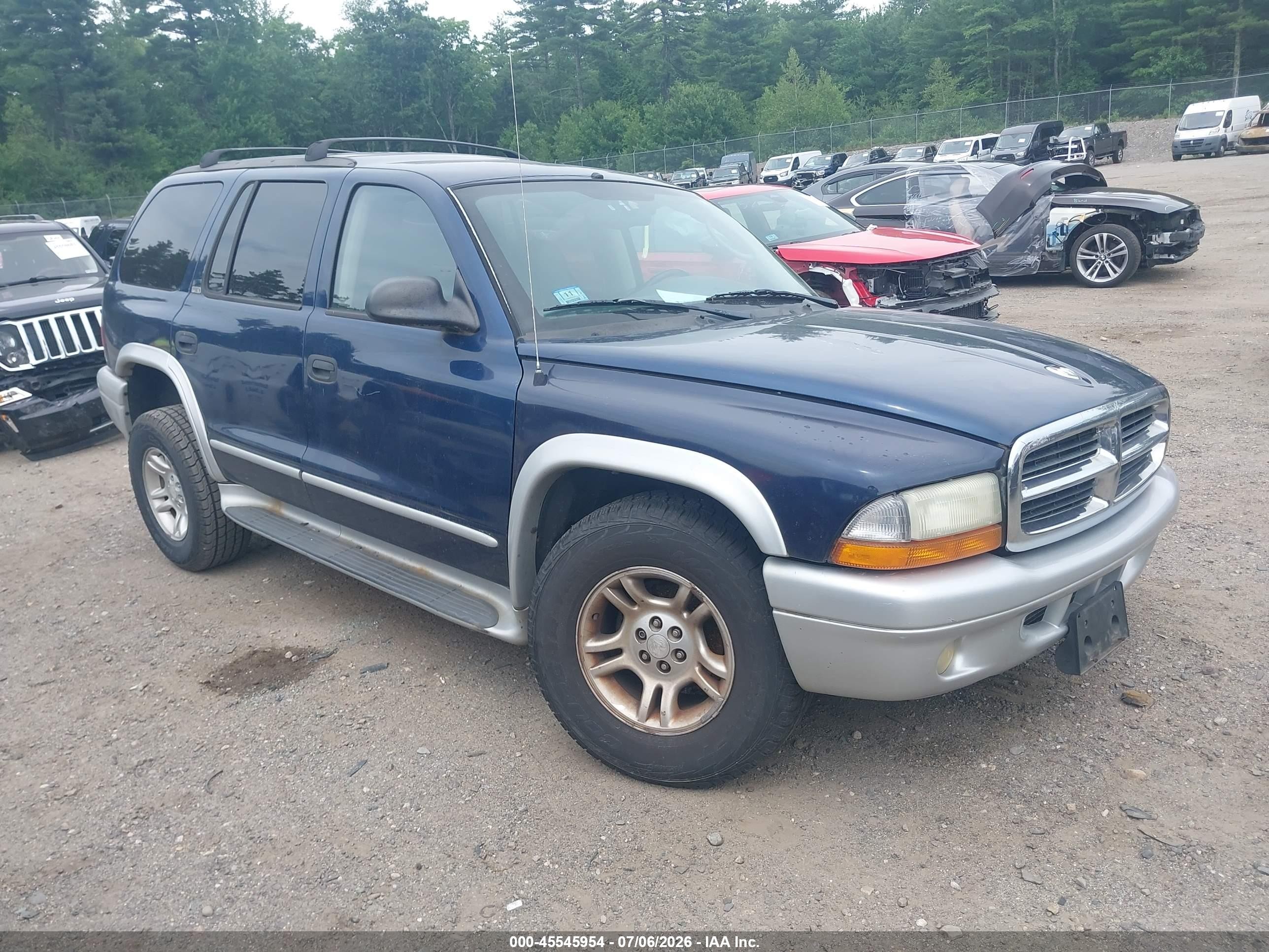 2002 Dodge Durango SLT Plus, VIN 1B4HS58N52F102255 — Undercarriage
