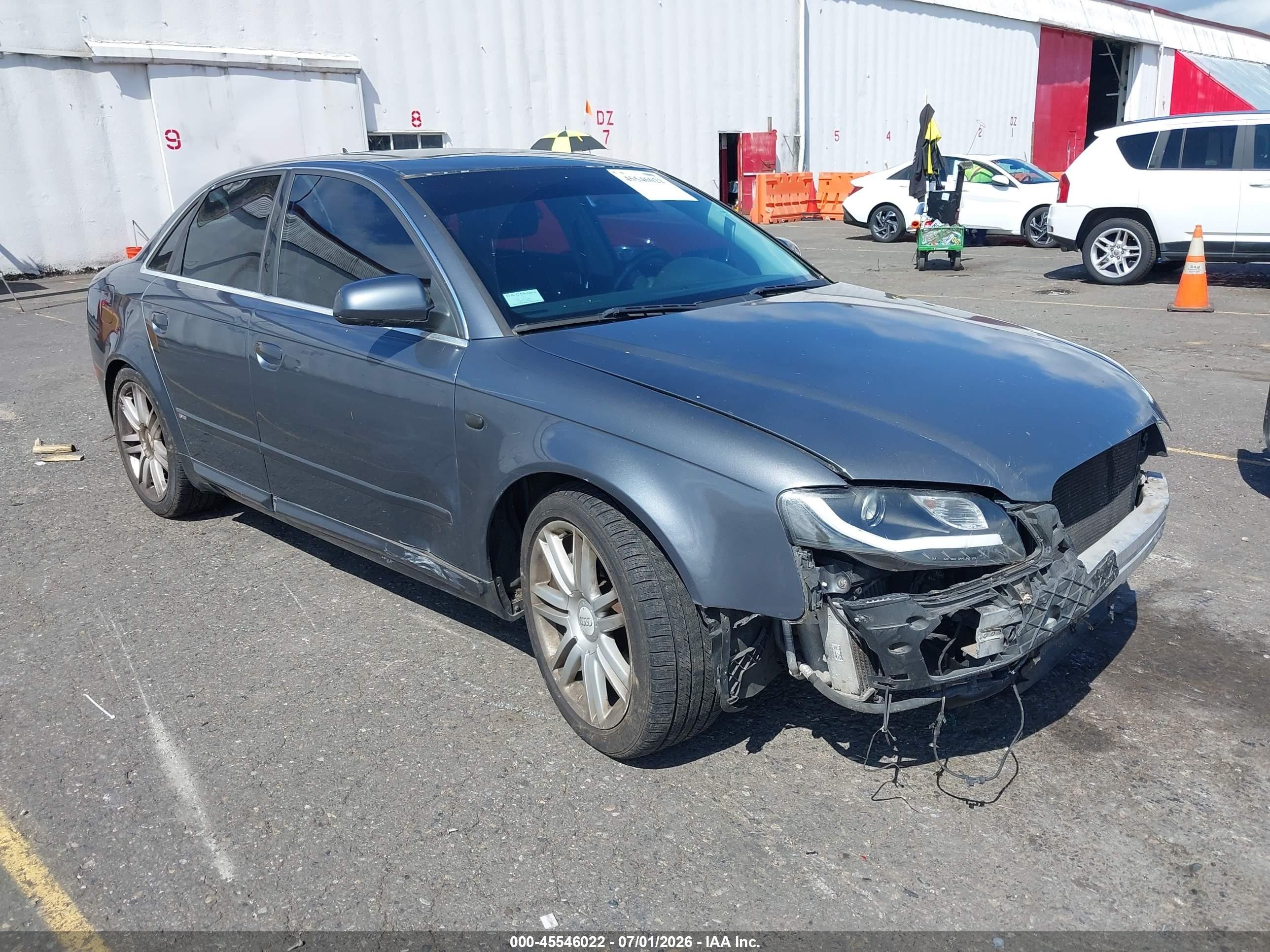 2008 Audi A4 2.0T, VIN WAUEF78E68A163624 — Front end