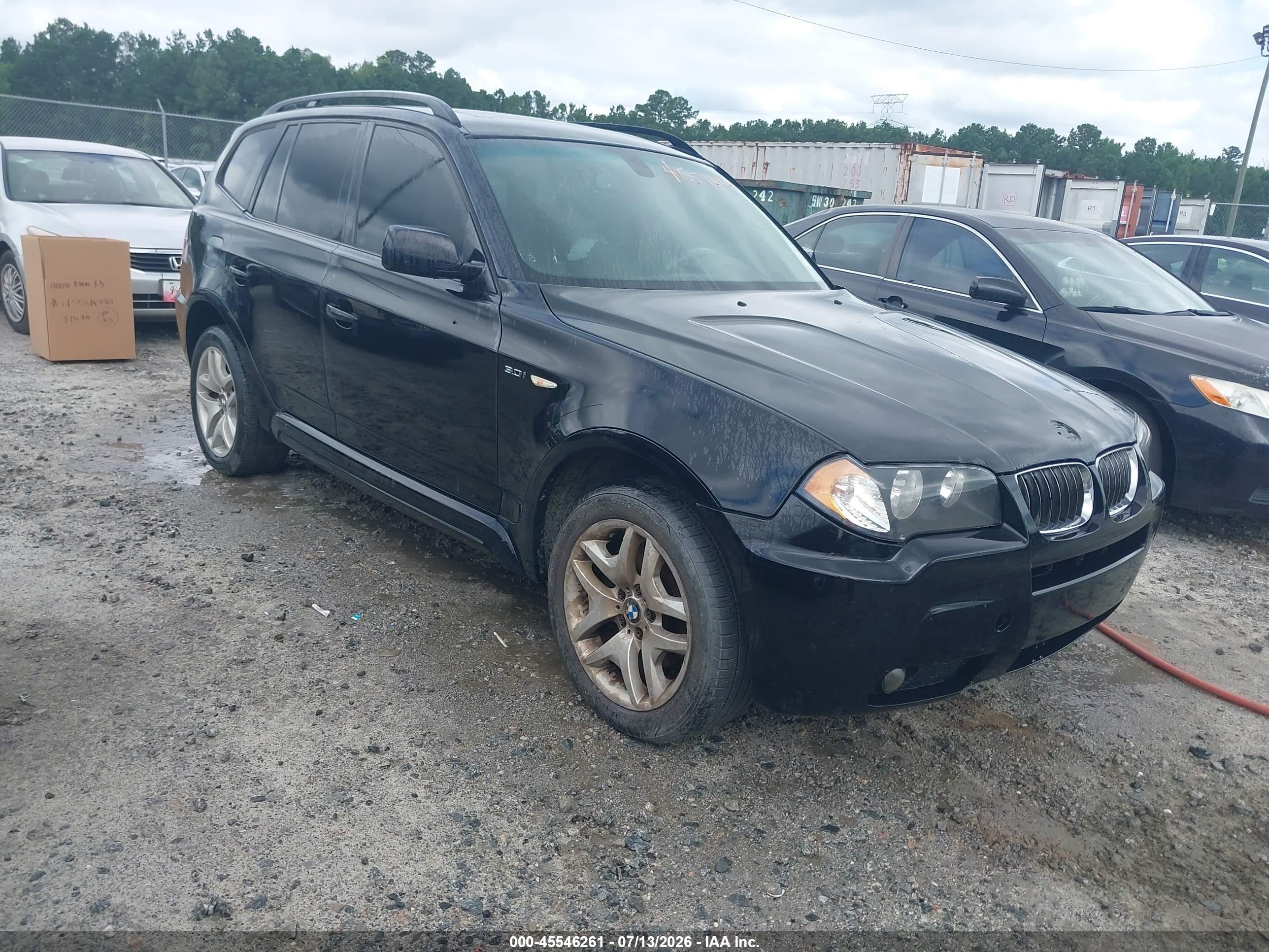 2006 BMW X3 3.0i, VIN WBXPA93476WD30065 — Normal wear