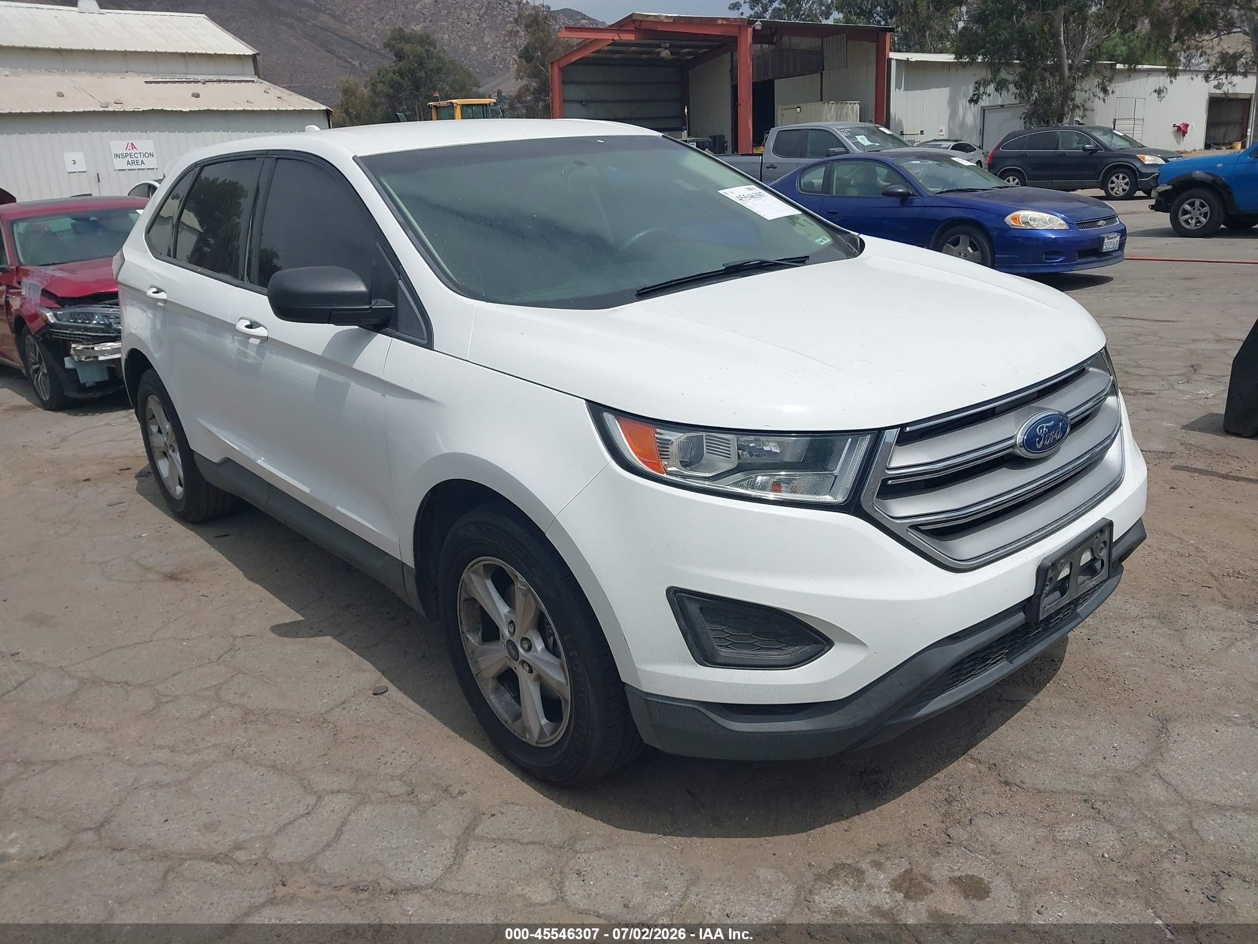 2017 Ford Edge SE, VIN 2FMPK3G95HBB82282 — Normal wear