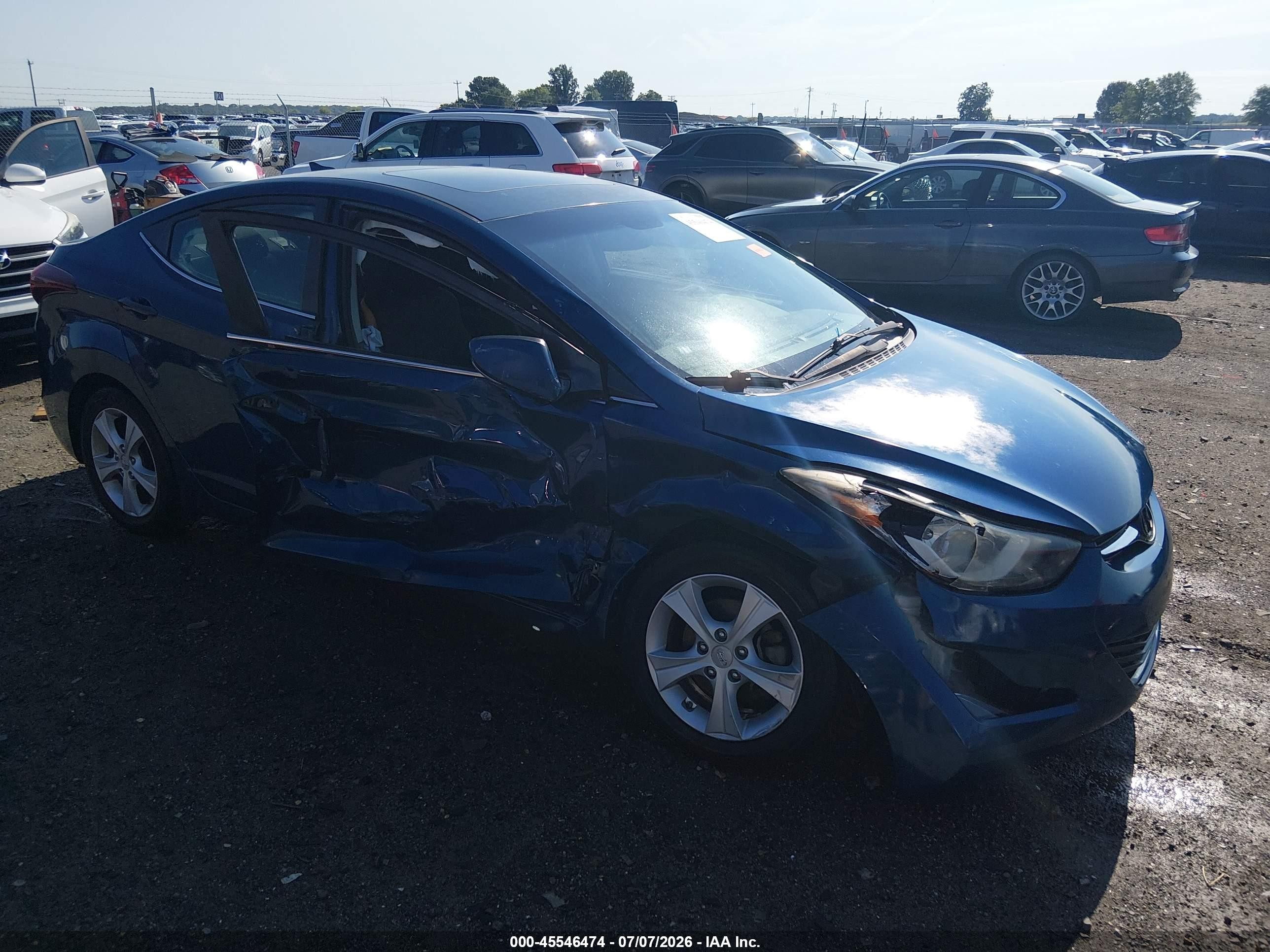 2016 Hyundai Elantra Value Edition, VIN KMHDH4AE4GU567077 — Side