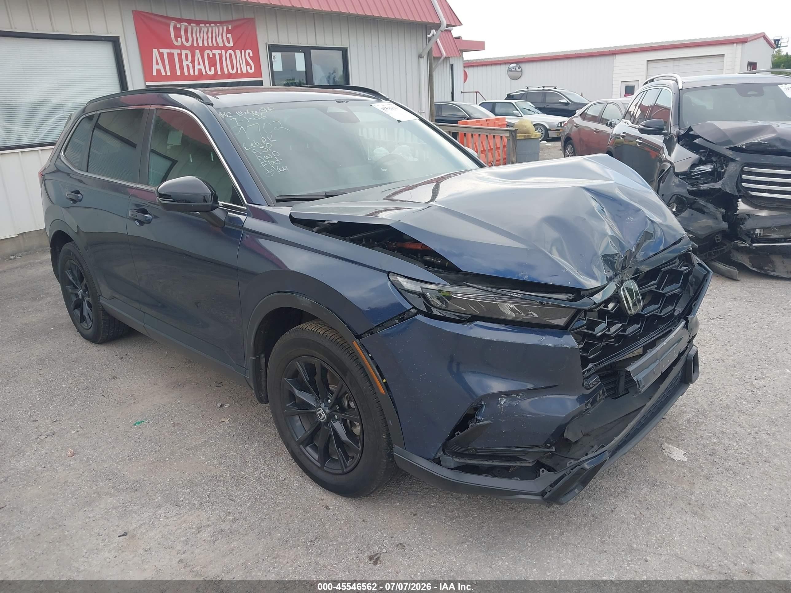 2024 Honda CR-V Sport-L, VIN 7FARS6H84RE059702 — Front end