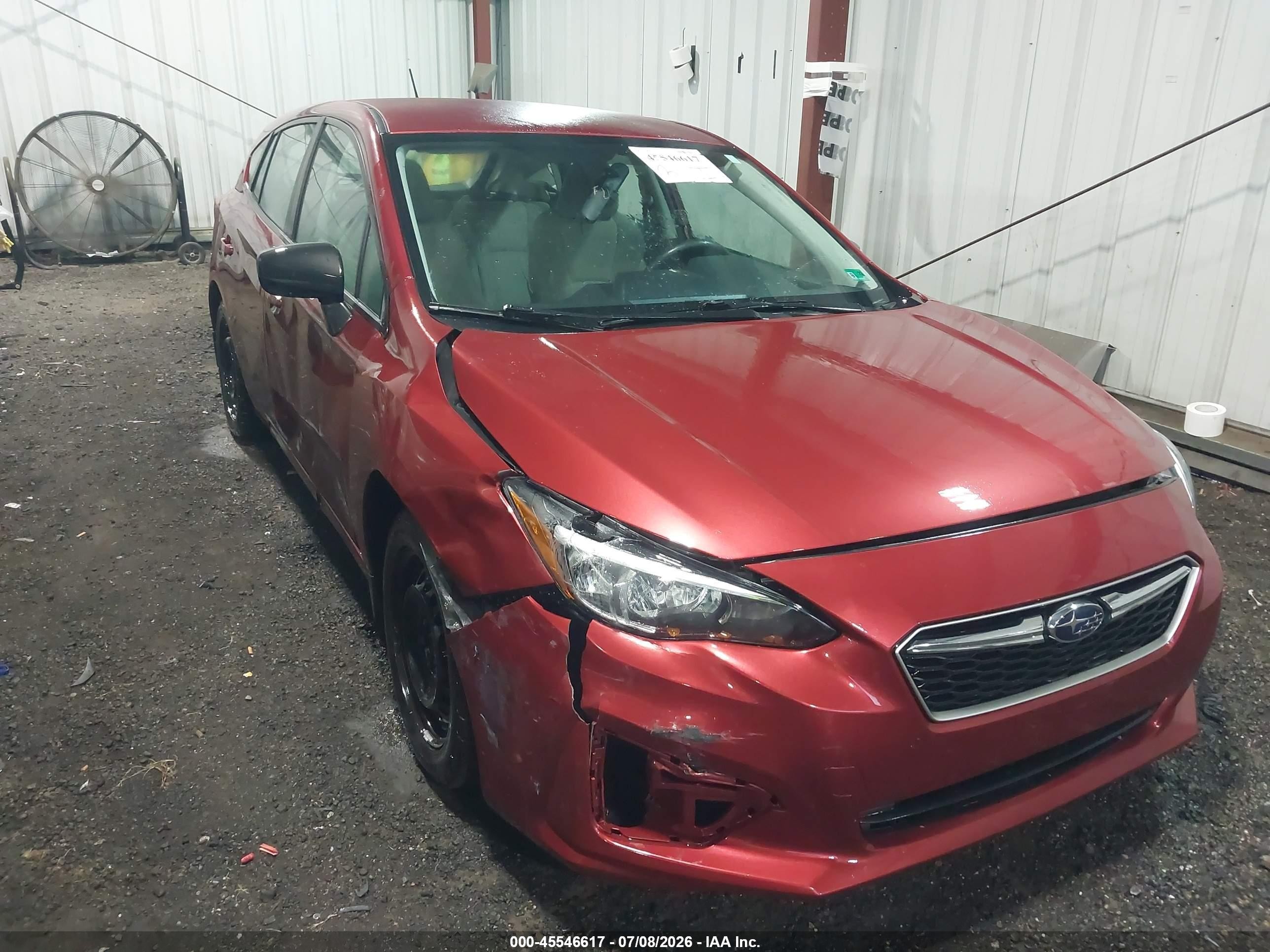 2018 Subaru Impreza, VIN 4S3GTAA65J3700952 — Side