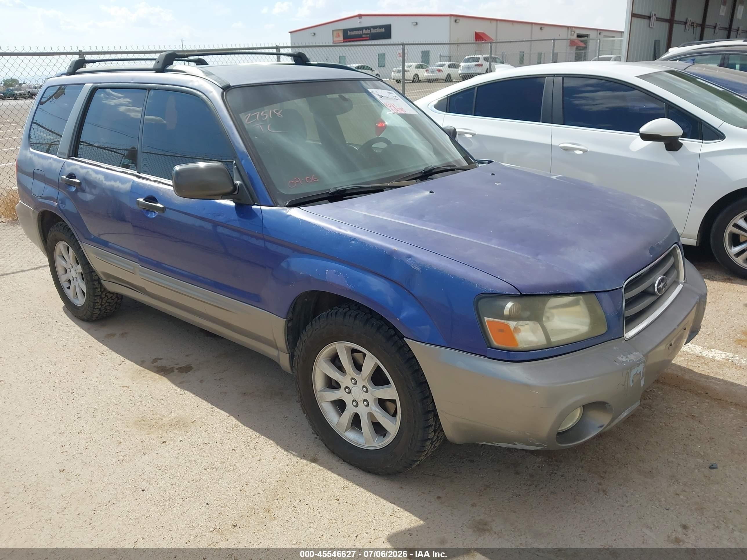 2003 Subaru Forester XS, VIN JF1SG65603H705980 — Side