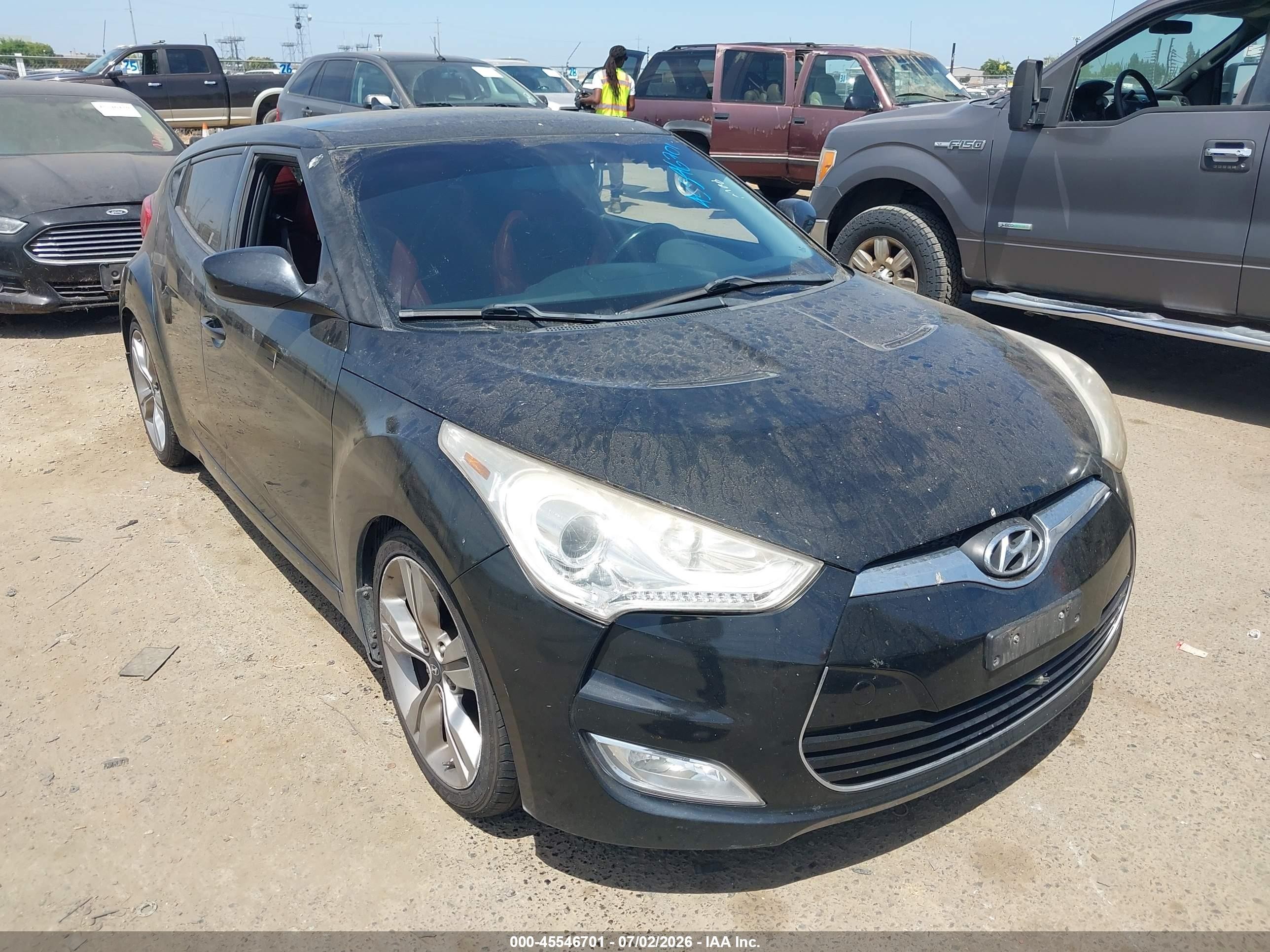 2012 Hyundai Veloster w/Black Int, VIN KMHTC6AD7CU048287 — Обычный износ