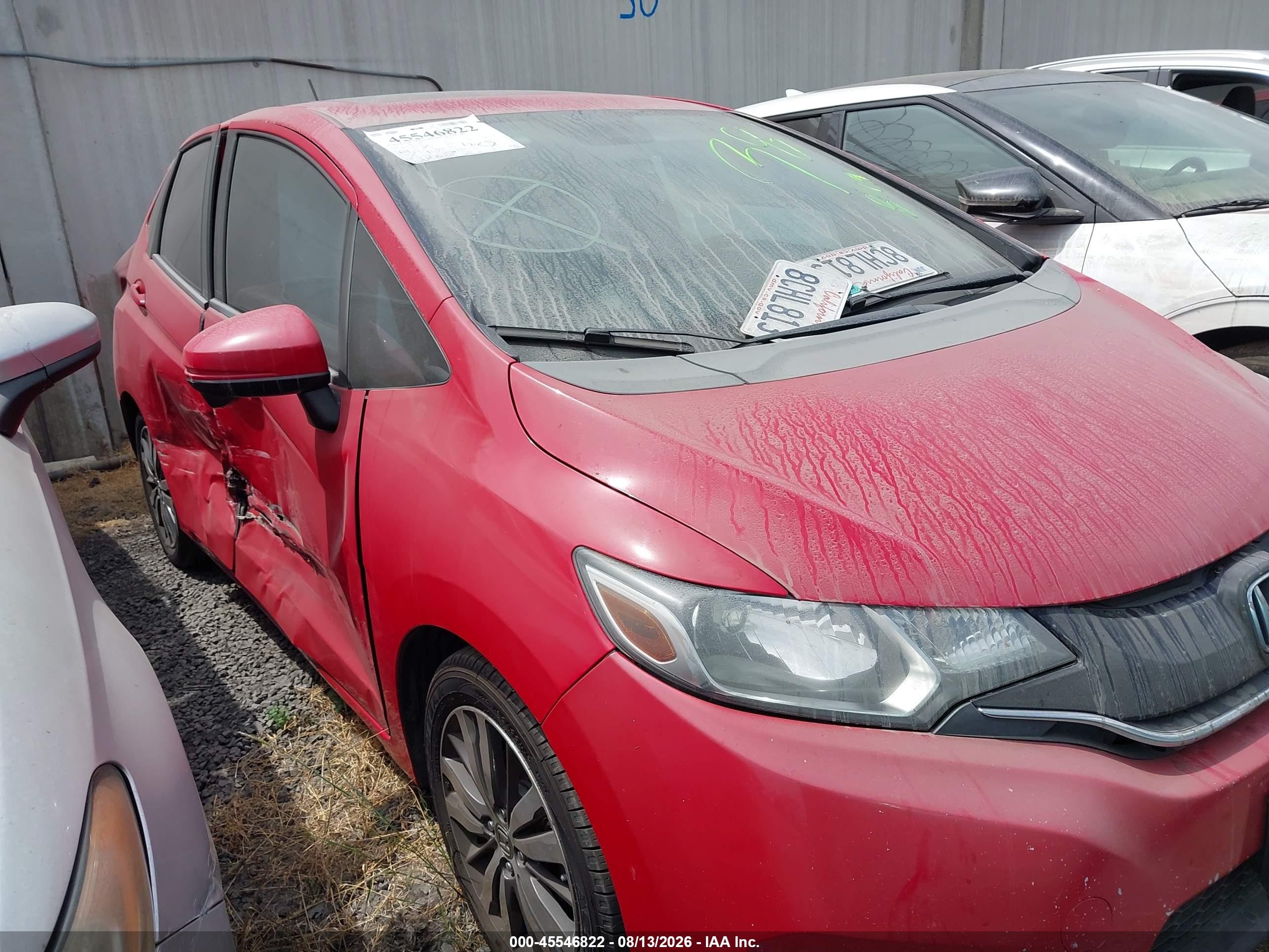 2015 Honda Fit EX-L, VIN 3HGGK5H84FM759354 — Side
