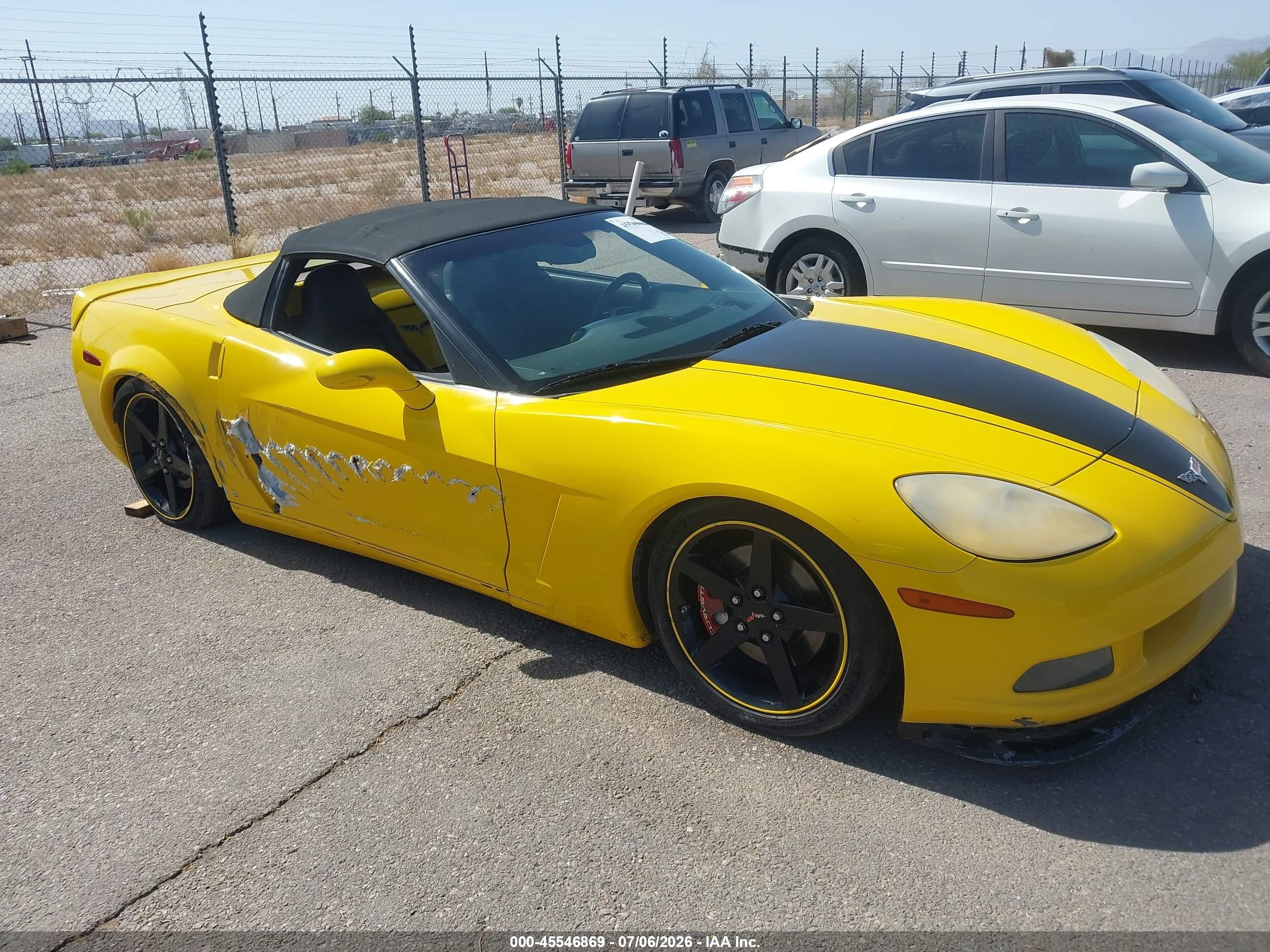 2007 Chevrolet Corvette, VIN 1G1YY36U275101313 — Side