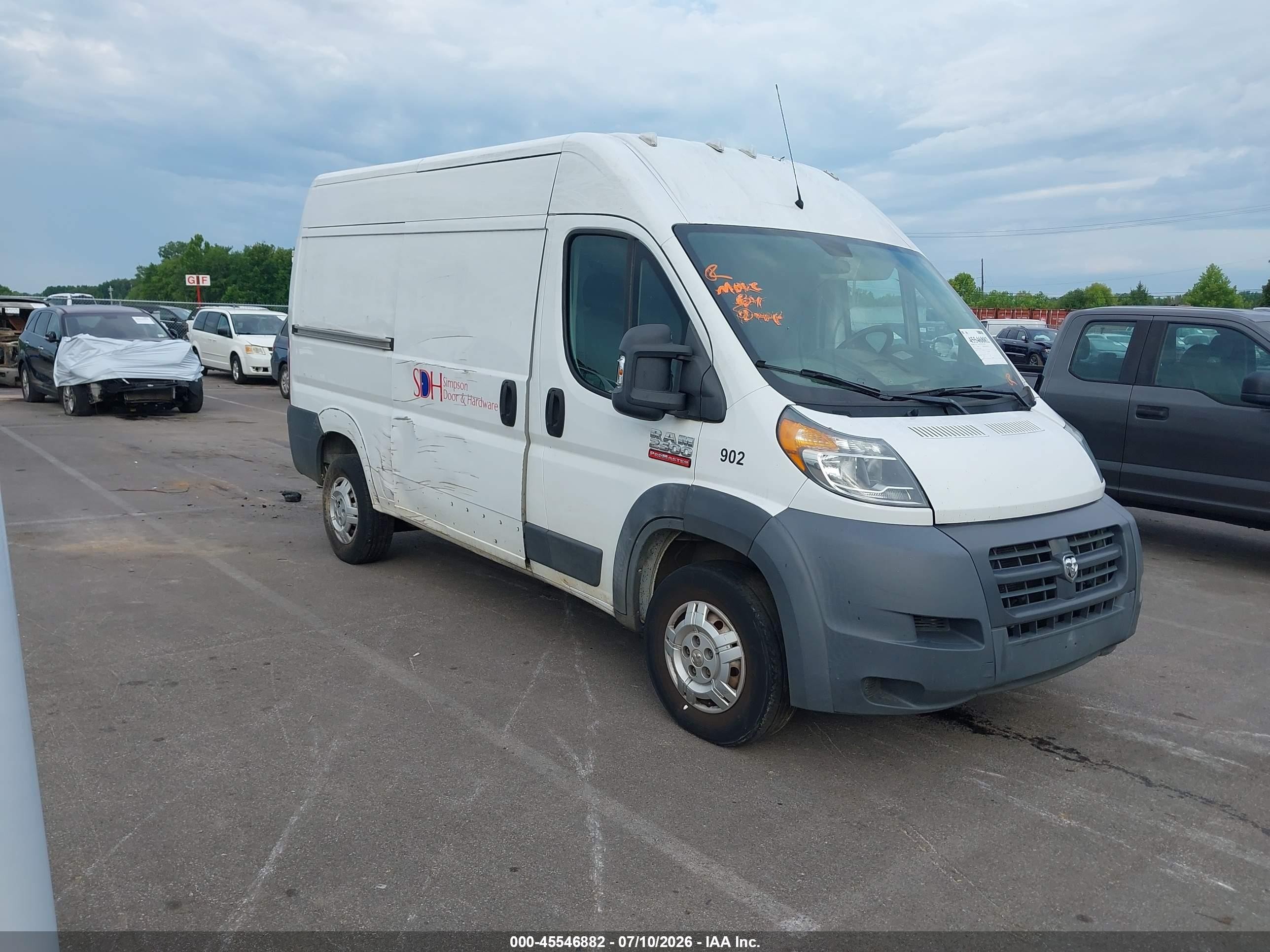 2015 Ram ProMaster Cargo, VIN 3C6TRVCG5FE504902 — Normal wear