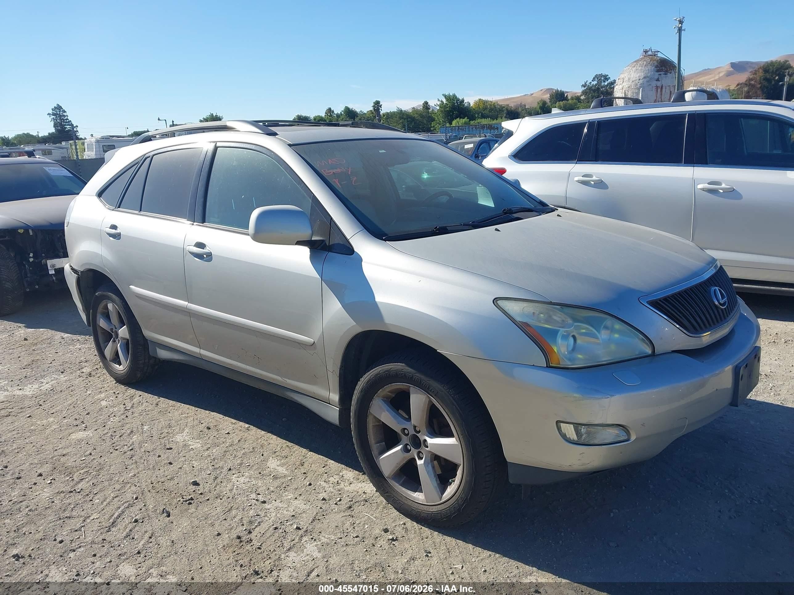 2007 Lexus RX 350, VIN 2T2GK31U17C019194 — Зад