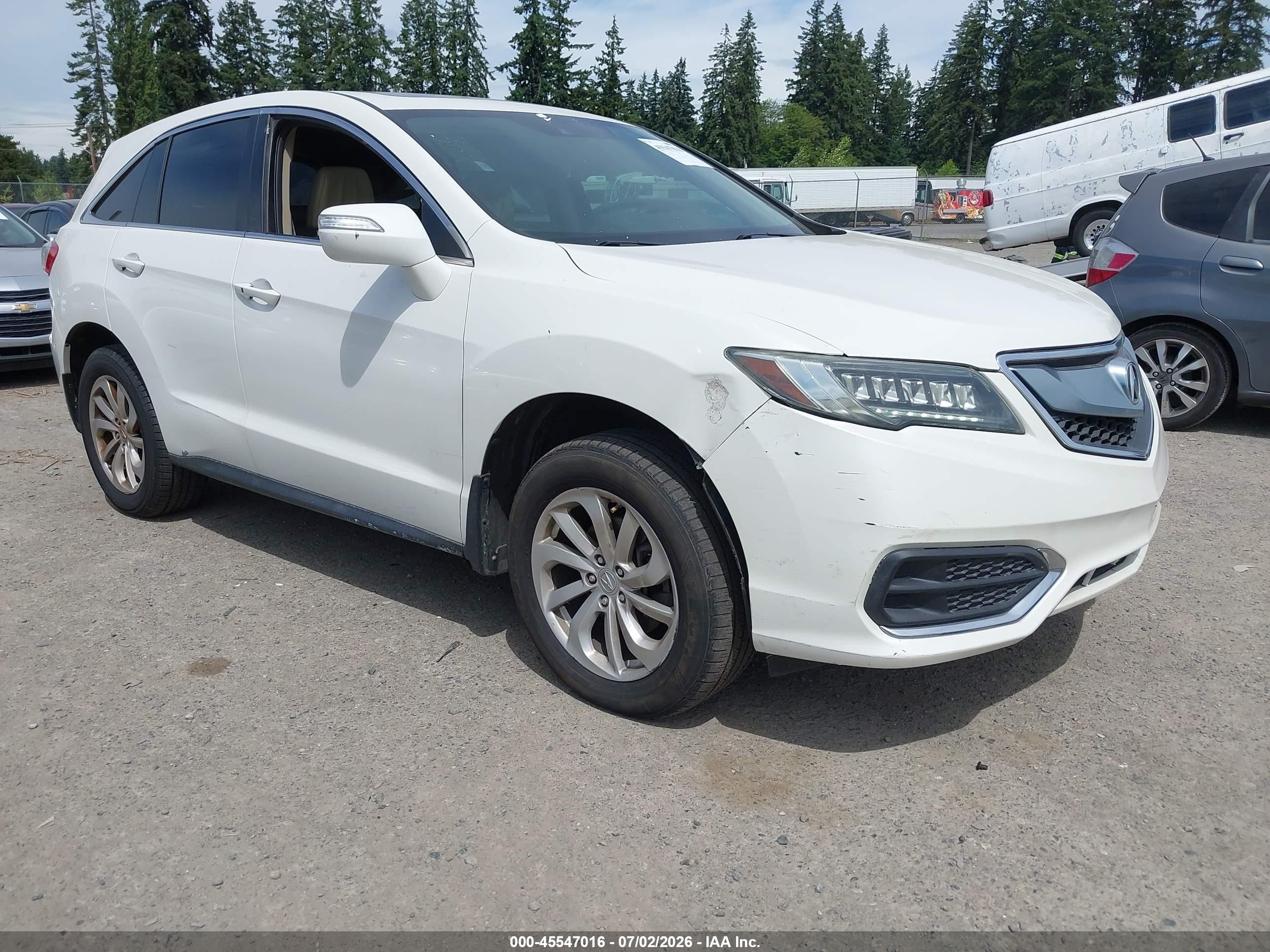 2016 Acura RDX Technology, VIN 5J8TB3H55GL005035 — Normal wear