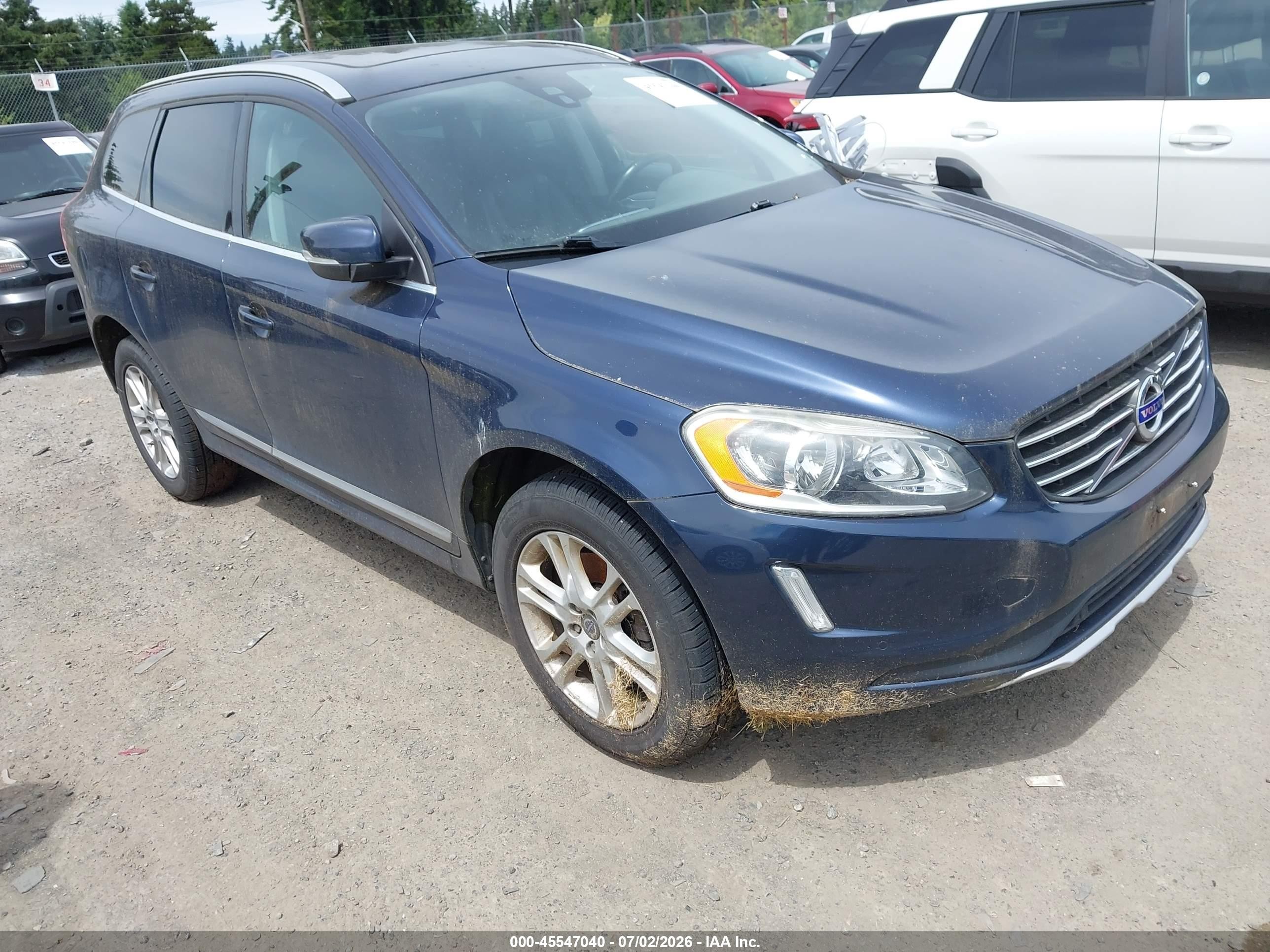 2015 Volvo XC60 T5, VIN YV4612RK3F2635778 — Normal wear