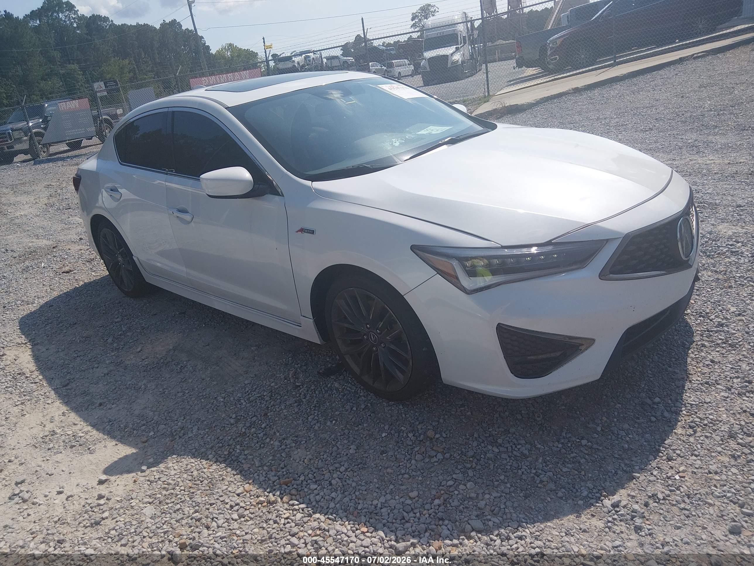 2022 Acura ILX Premium, VIN 19UDE2F85NA006312 — Water / flood
