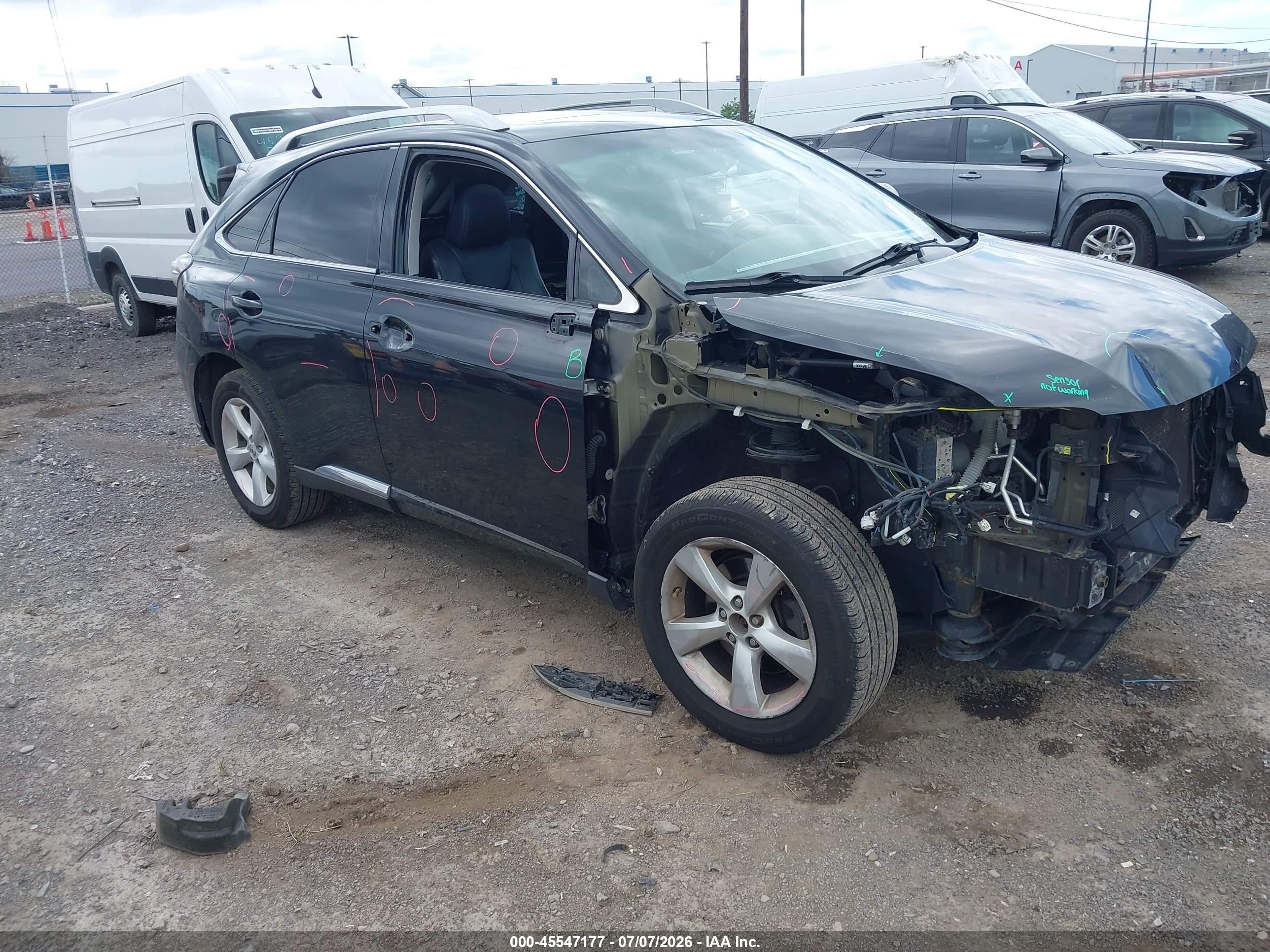 2014 Lexus RX 350, VIN 2T2BK1BA7EC238595 — Перед