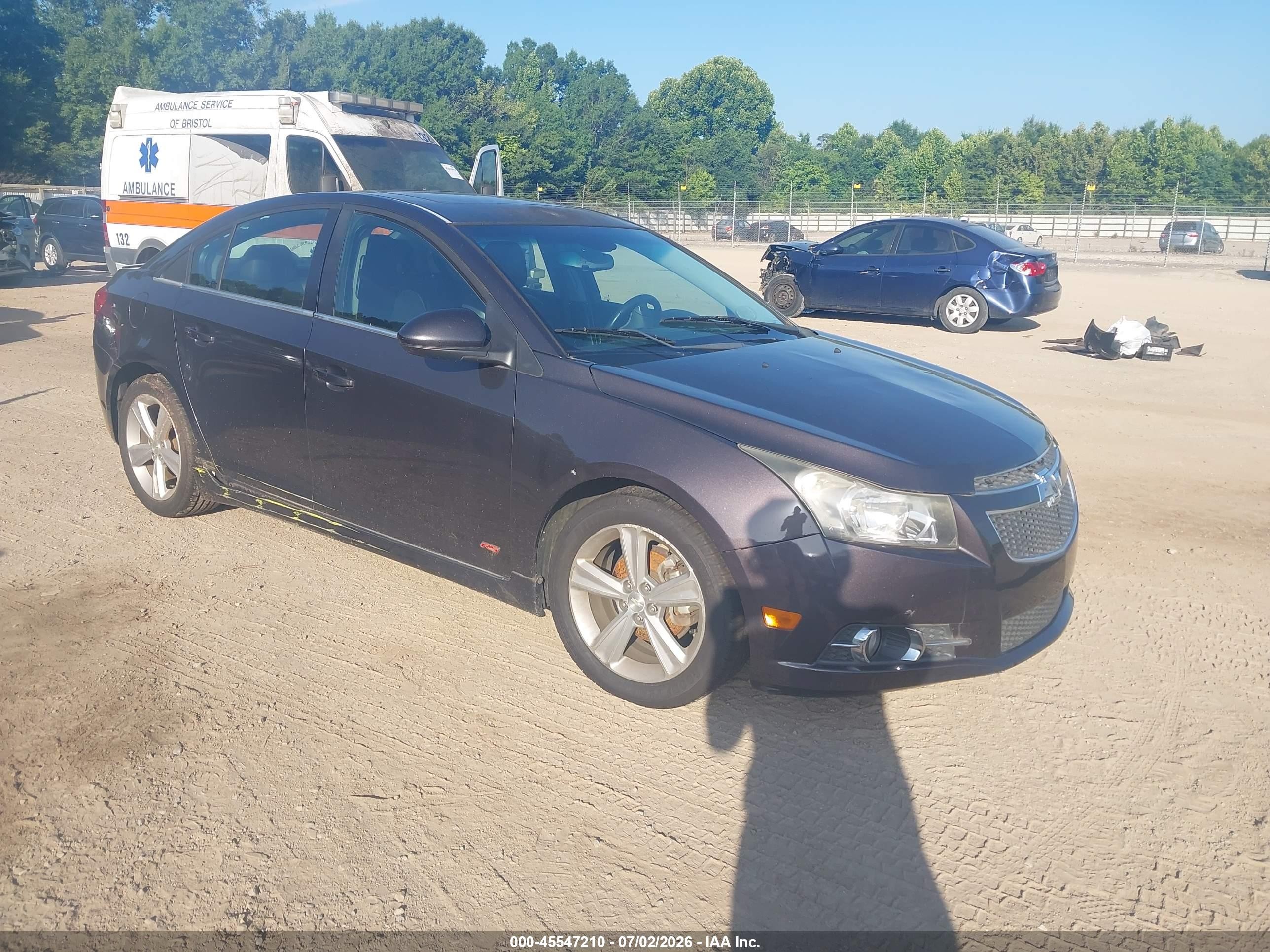 2014 Chevrolet Cruze 2LT, VIN 1G1PE5SB3E7270407 — Normal wear