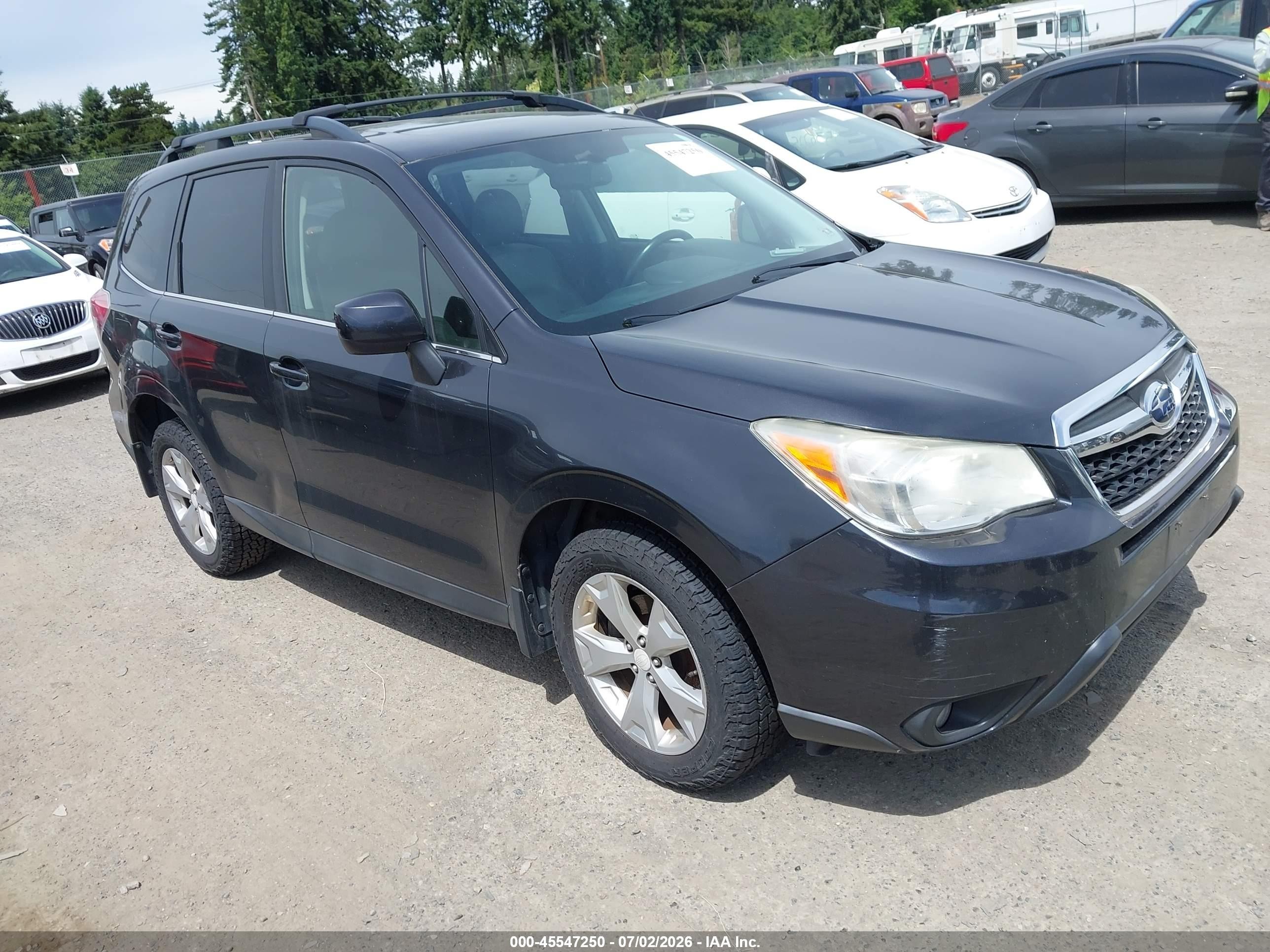 2014 Subaru Forester Limited, VIN JF2SJAHC9EH418058 — Normal wear