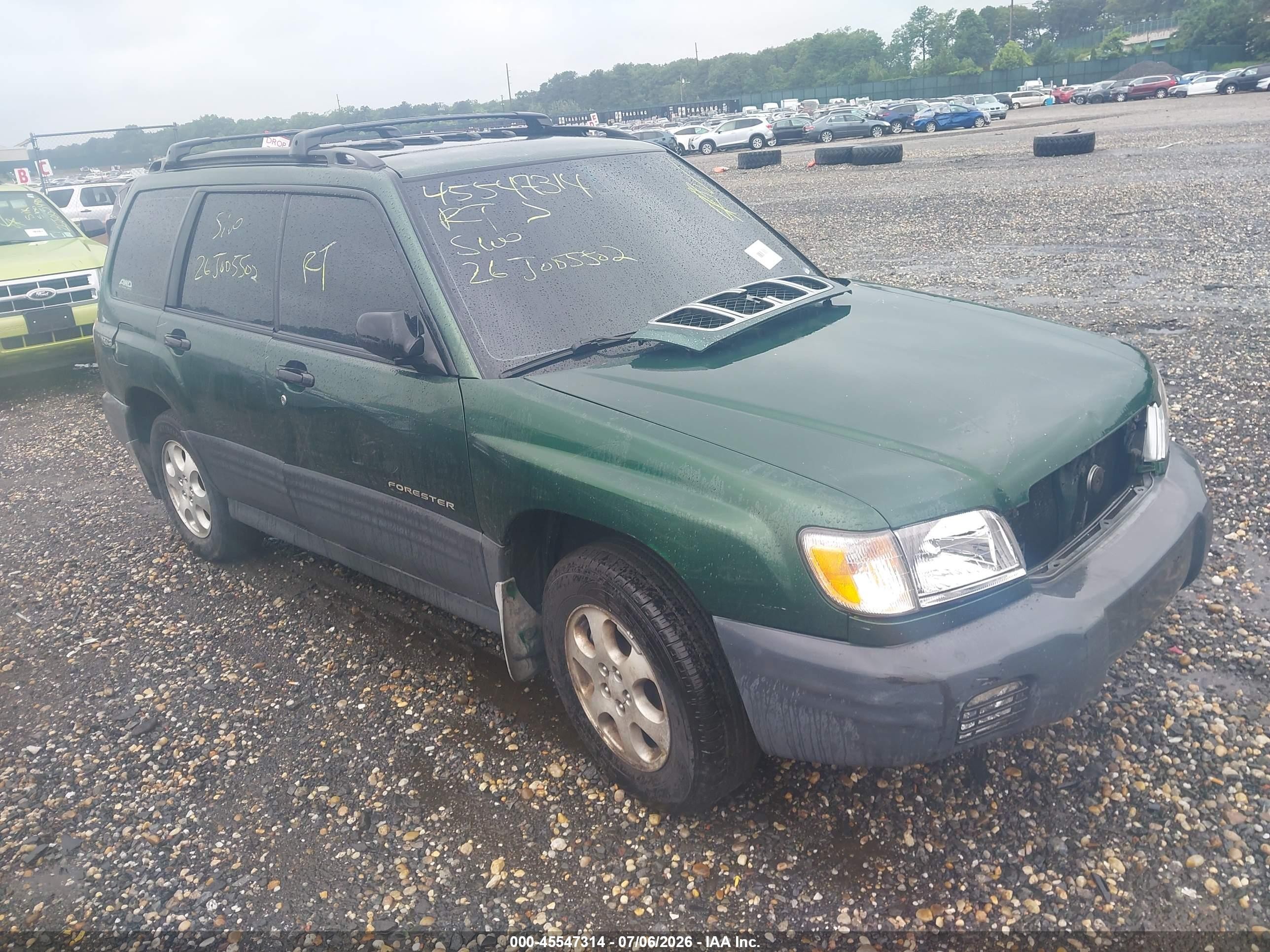 2002 Subaru Forester L, VIN JF1SF63522H704339 — По всему кузову