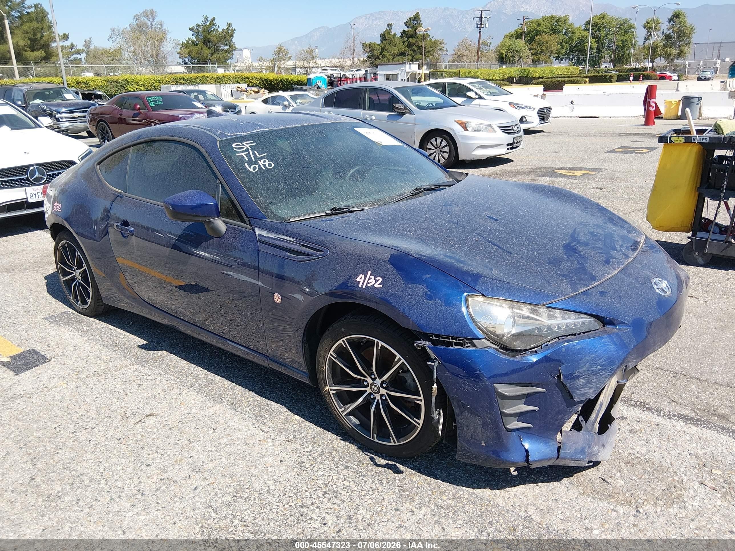 2017 Toyota 86, VIN JF1ZNAA18H8703516 — All over