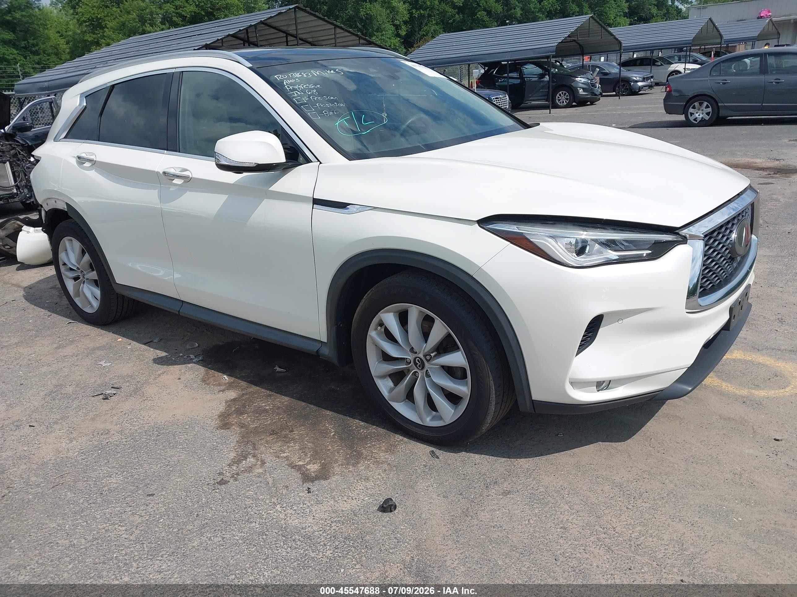 2019 Infiniti QX50 Essential, VIN 3PCAJ5M35KF116950 — Rear end