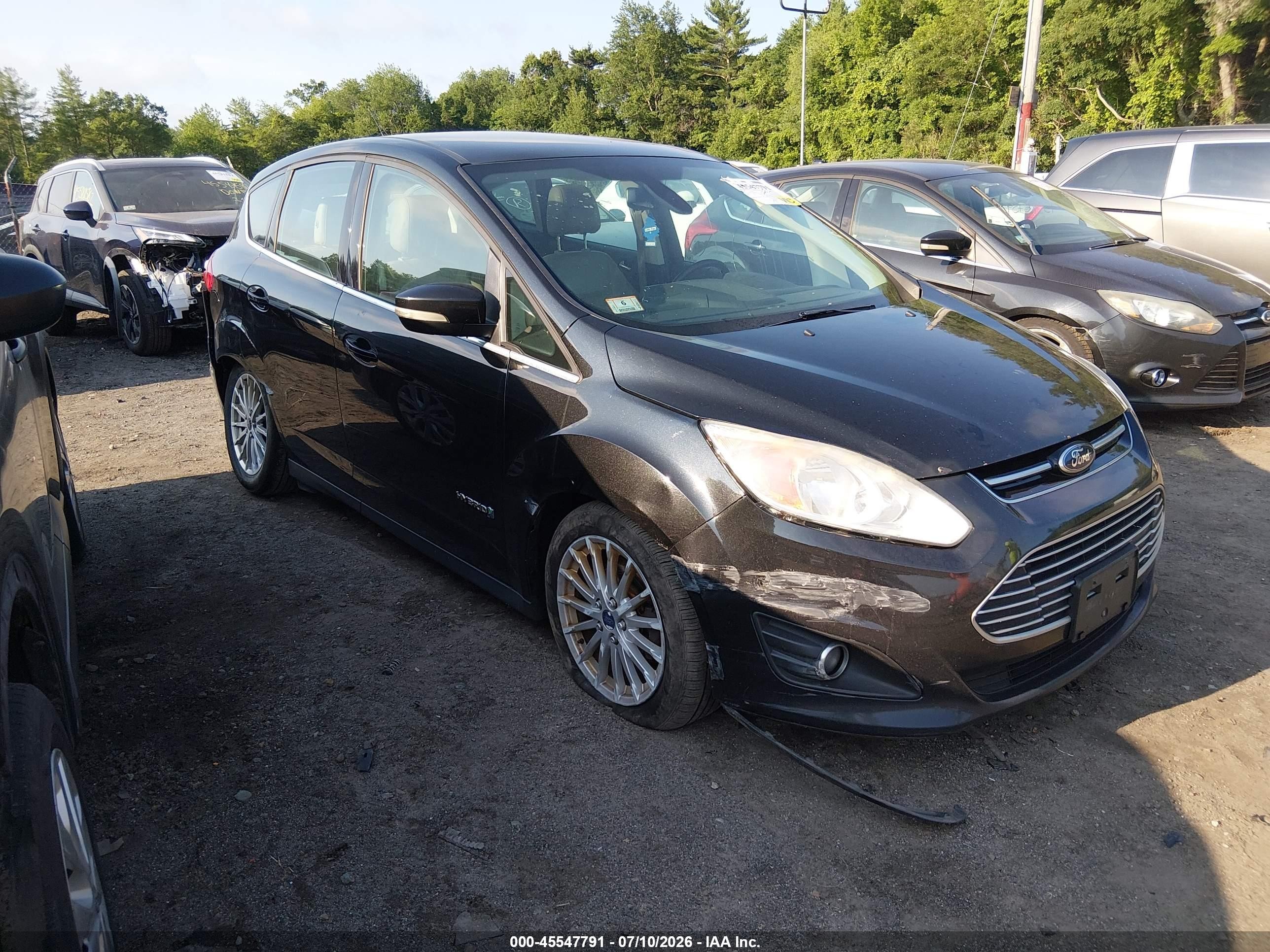2014 Ford C-Max SEL, VIN 1FADP5BU2EL505317 — Rear end