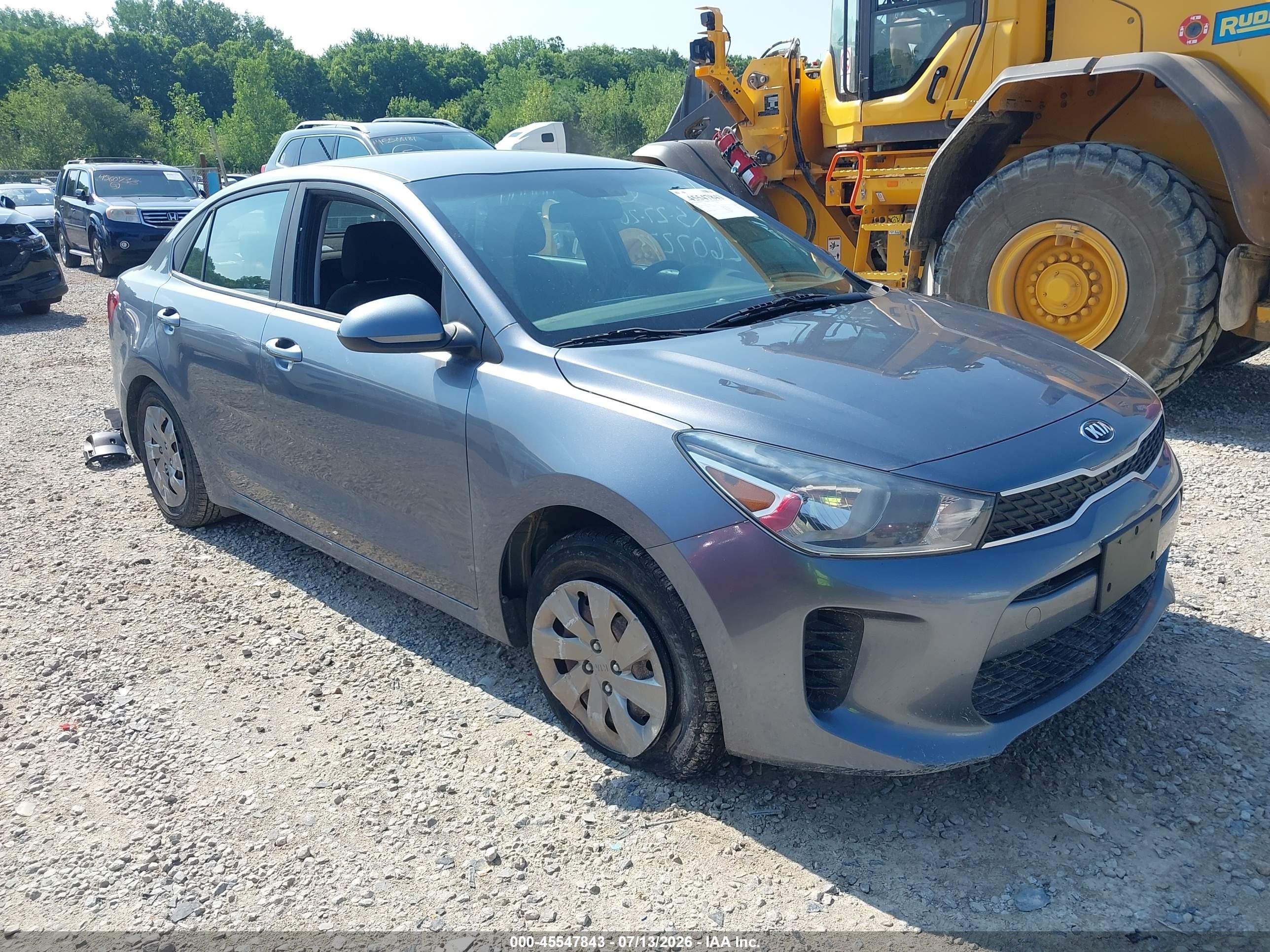 2020 Kia Rio S, VIN 3KPA24AD3LE293296 — Front end